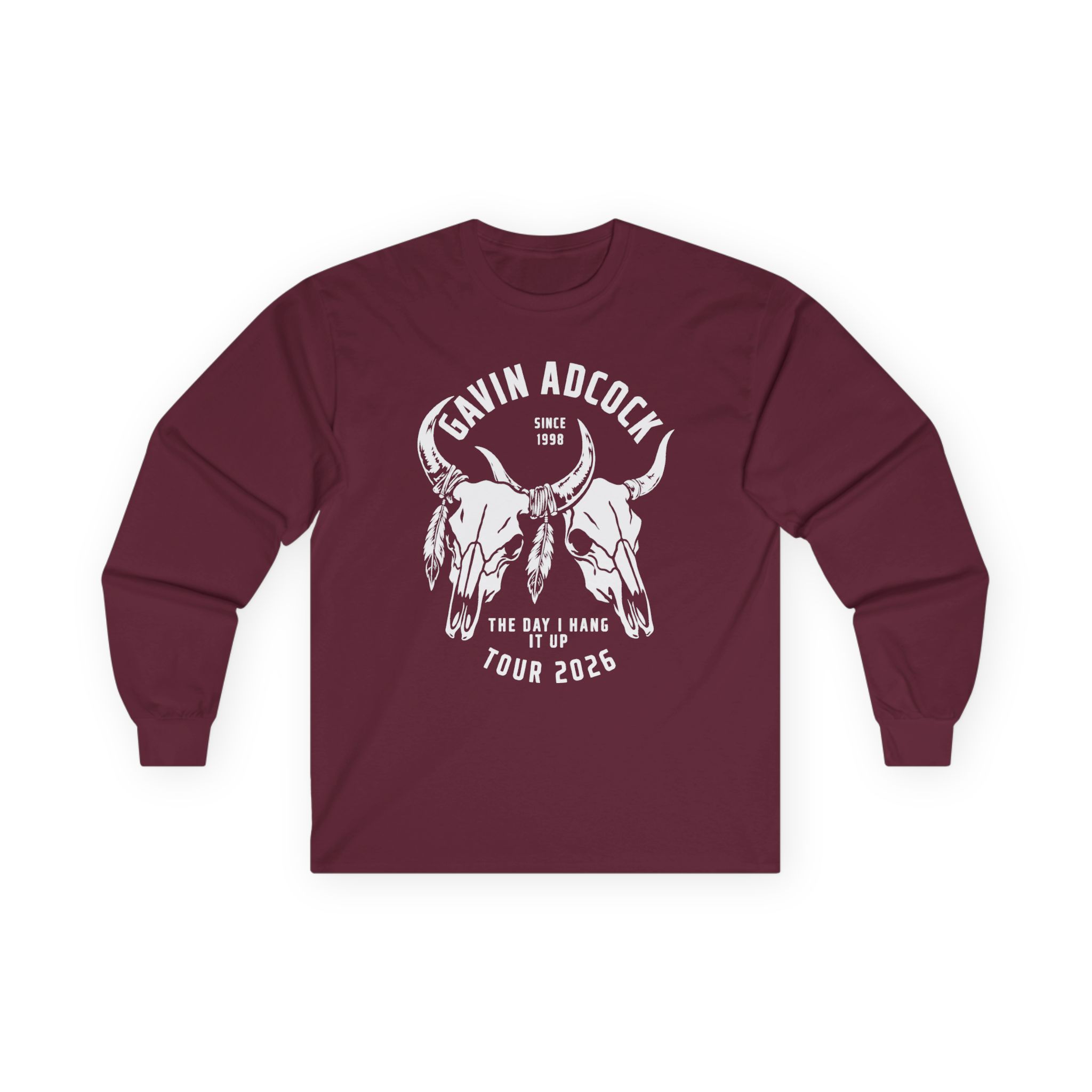 Gavin Adcock Steerhead Unisex Ultra Cotton Long Sleeve Tee - Image 5