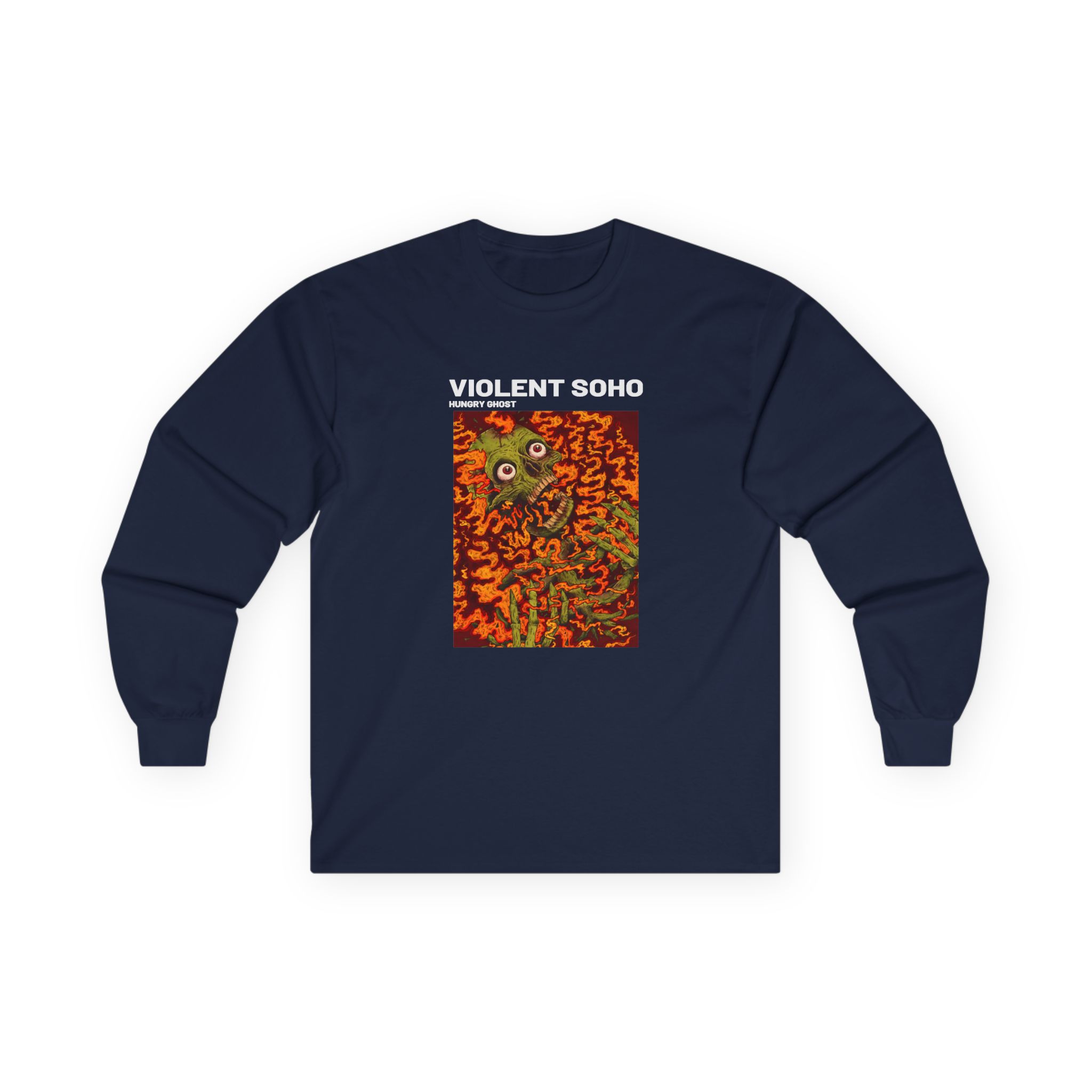 Violent Soho Hungry Ghost Unisex Ultra Cotton Long Sleeve Tee - Image 13