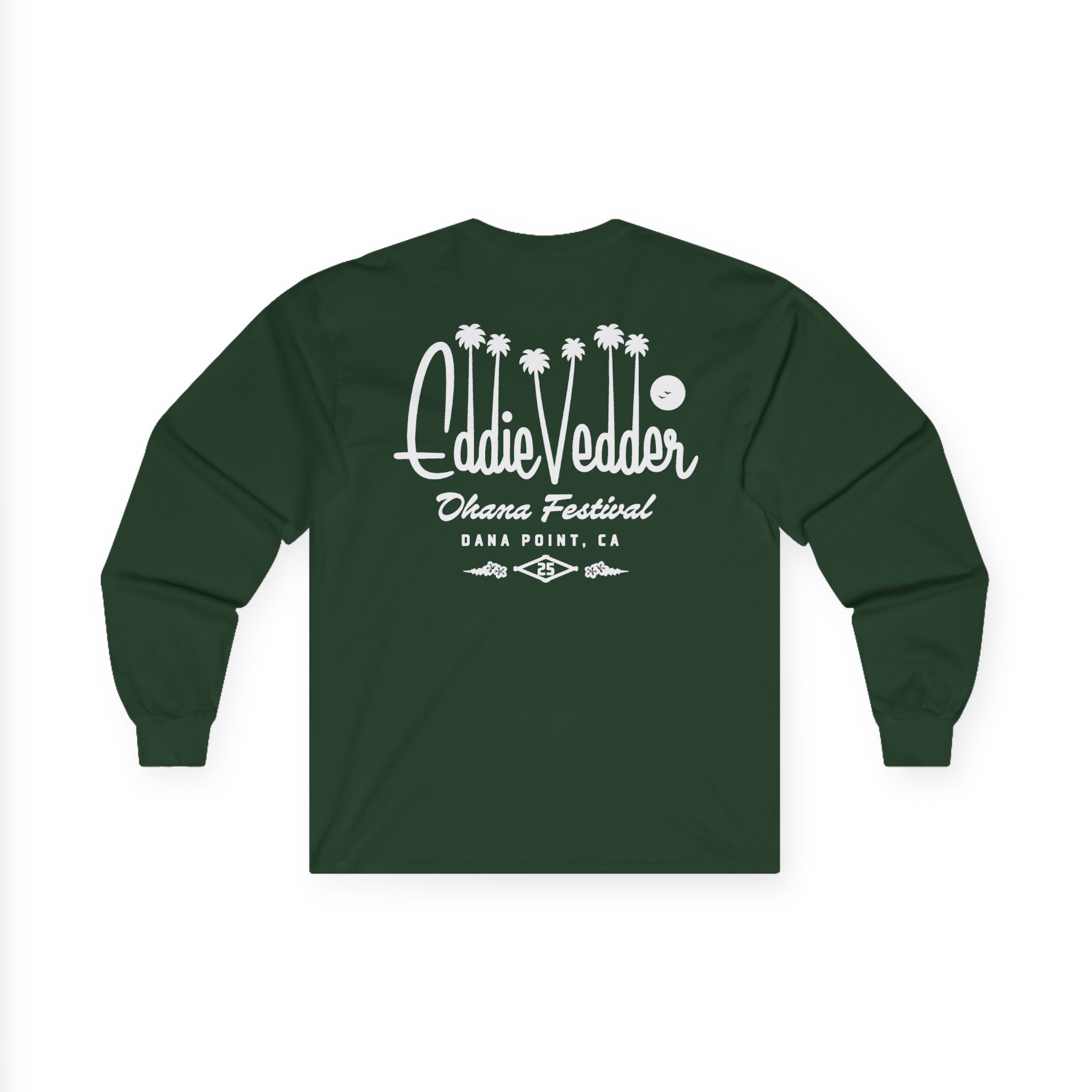 Eddie Vedder Palm Script Unisex Ultra Cotton Long Sleeve Tee - Image 6