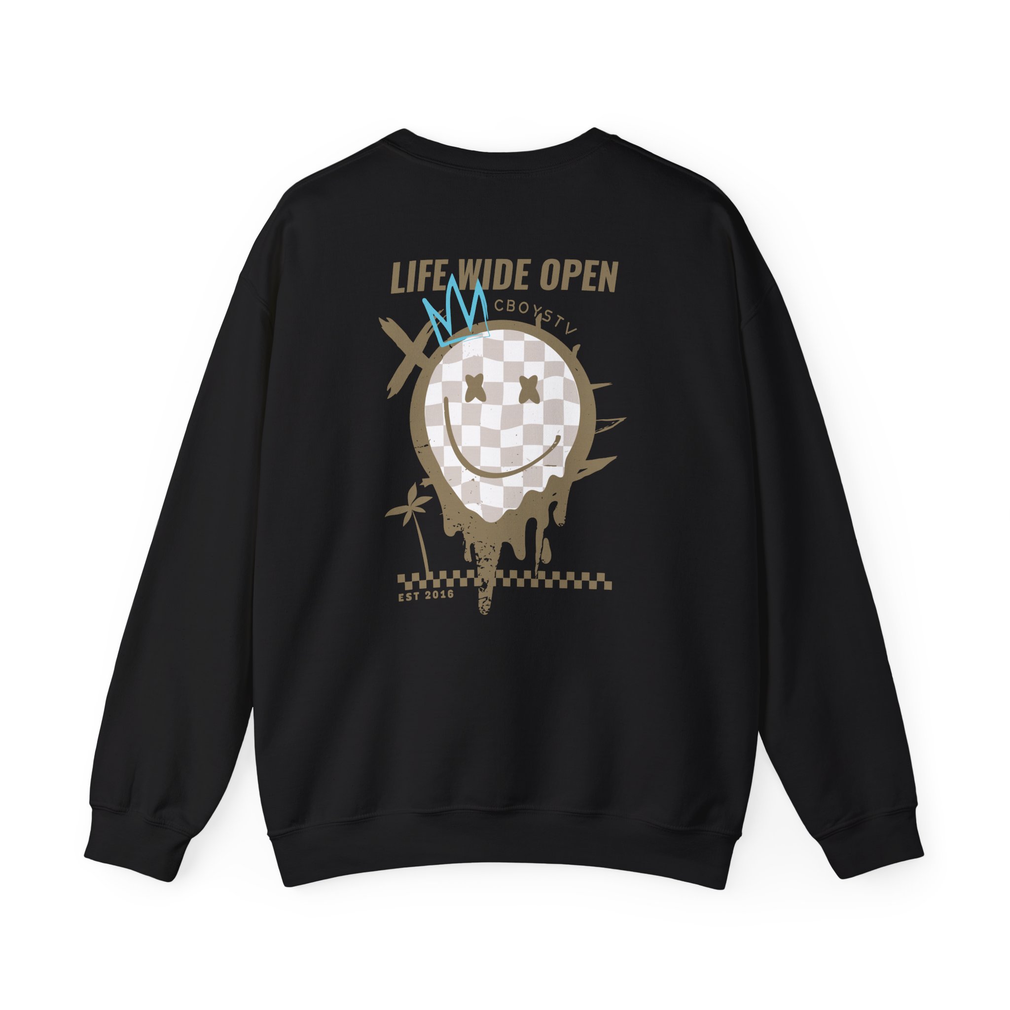 Cboystv Tan Rockstar Unisex Heavy Blend™ Crewneck Sweatshirt - Image 2
