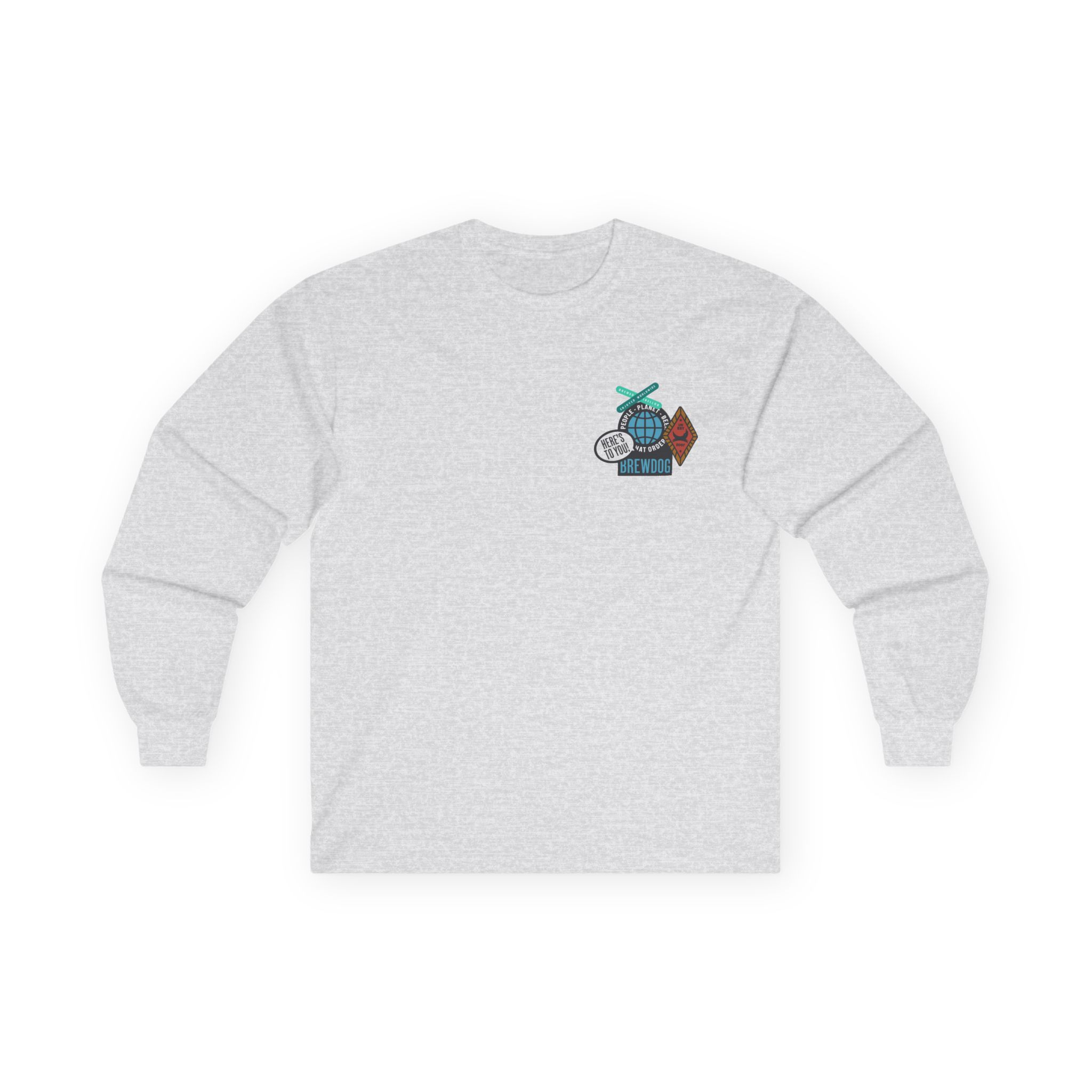 Brewdog Punk Sticker Unisex Ultra Cotton Long Sleeve Tee - Image 3