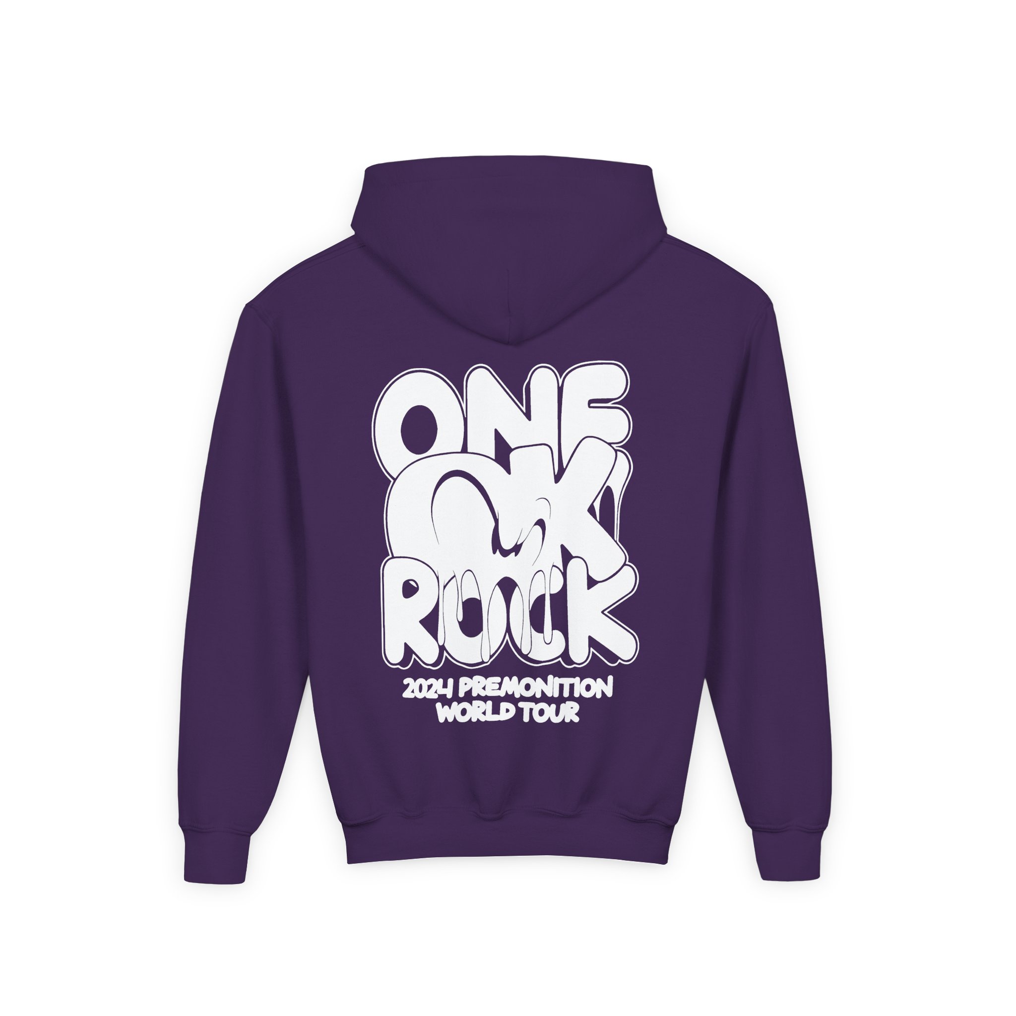 One Ok Rock Premonition World Tour Youth Heavy Blend Hooded Sweatshirt - Image 12