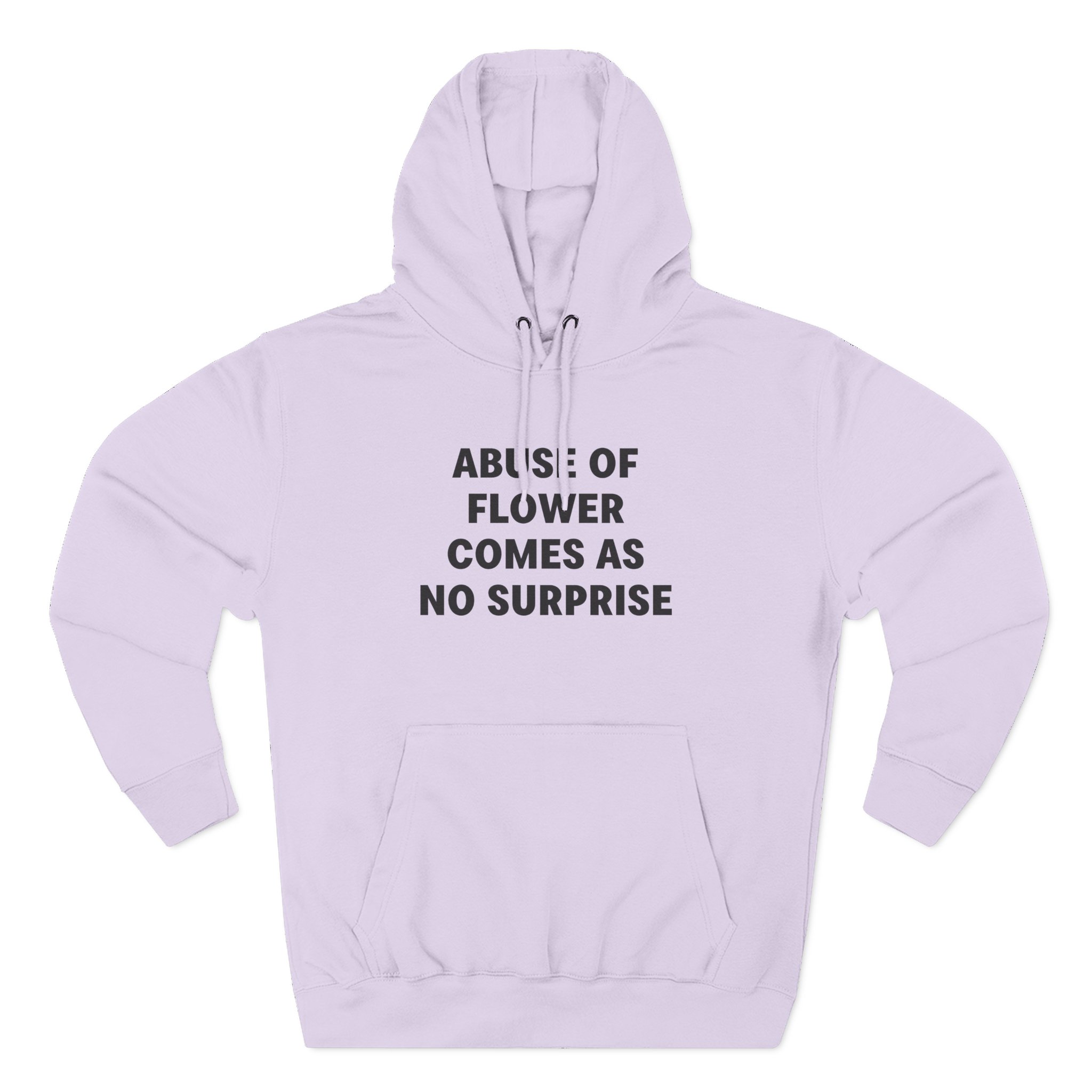 Jenny Holzer Abuse of Flower Comes as No Surprise Three-Panel Fleece Hoodie - Image 13