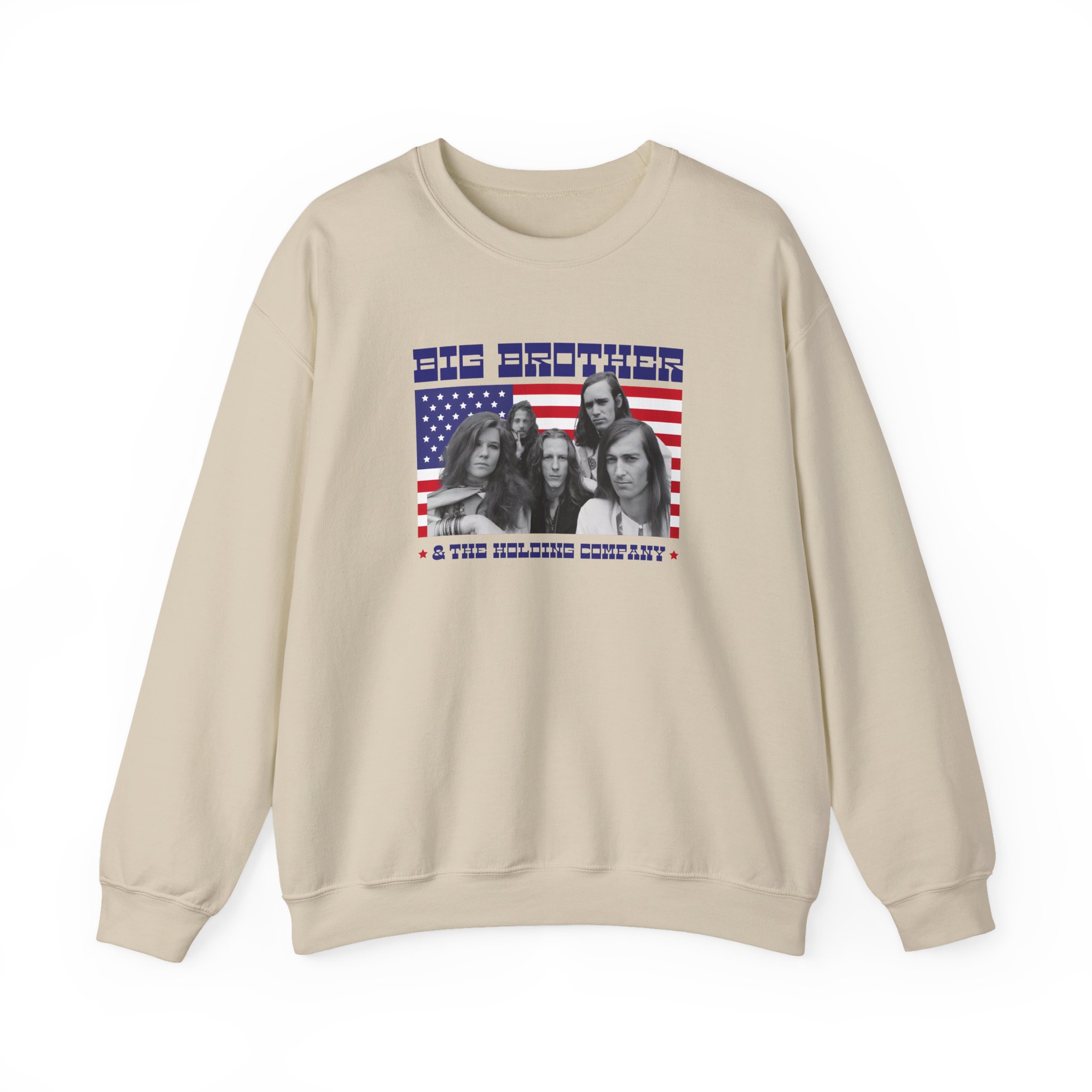 Janis Joplin Big Brother & the Holding Company Unisex Heavy Blend™ Crewneck Sweatshirt - Image 7