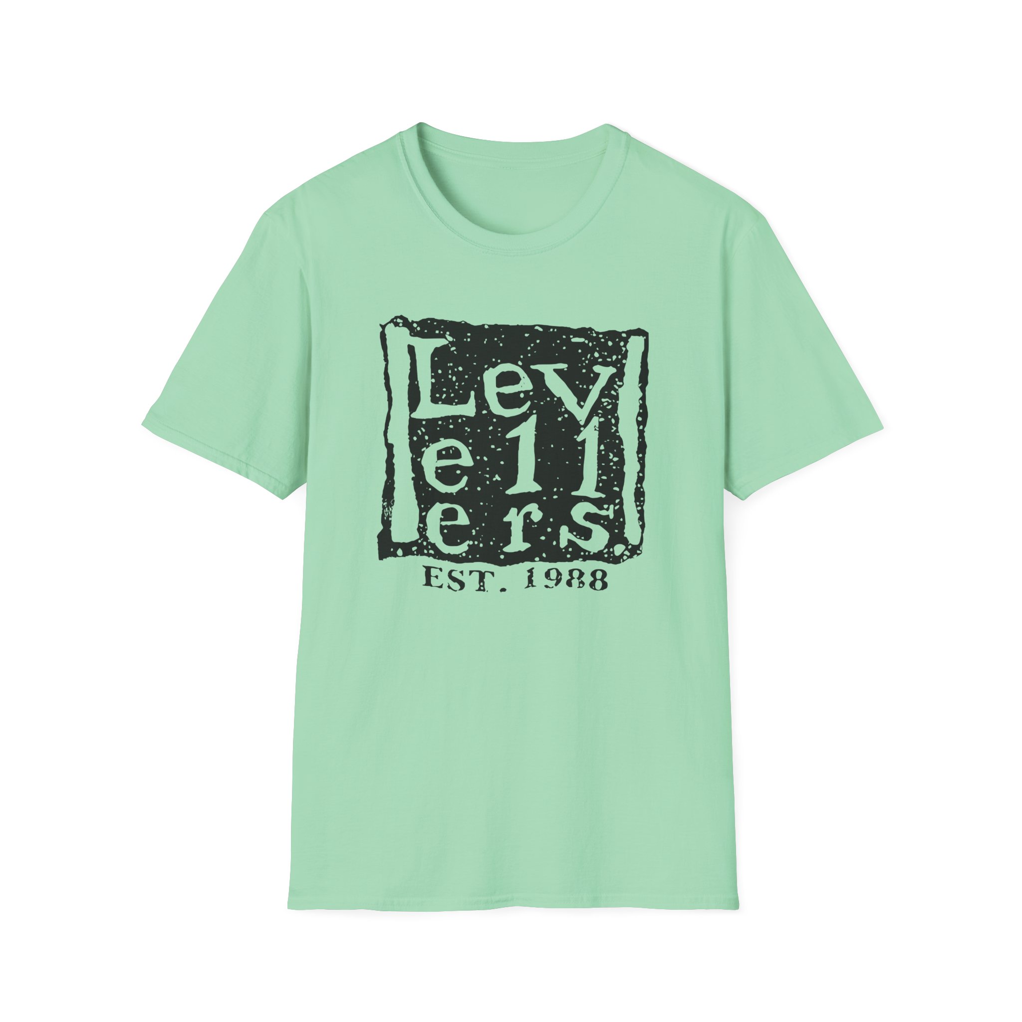 Levellers Logo Unisex Softstyle T-shirt - Image 11
