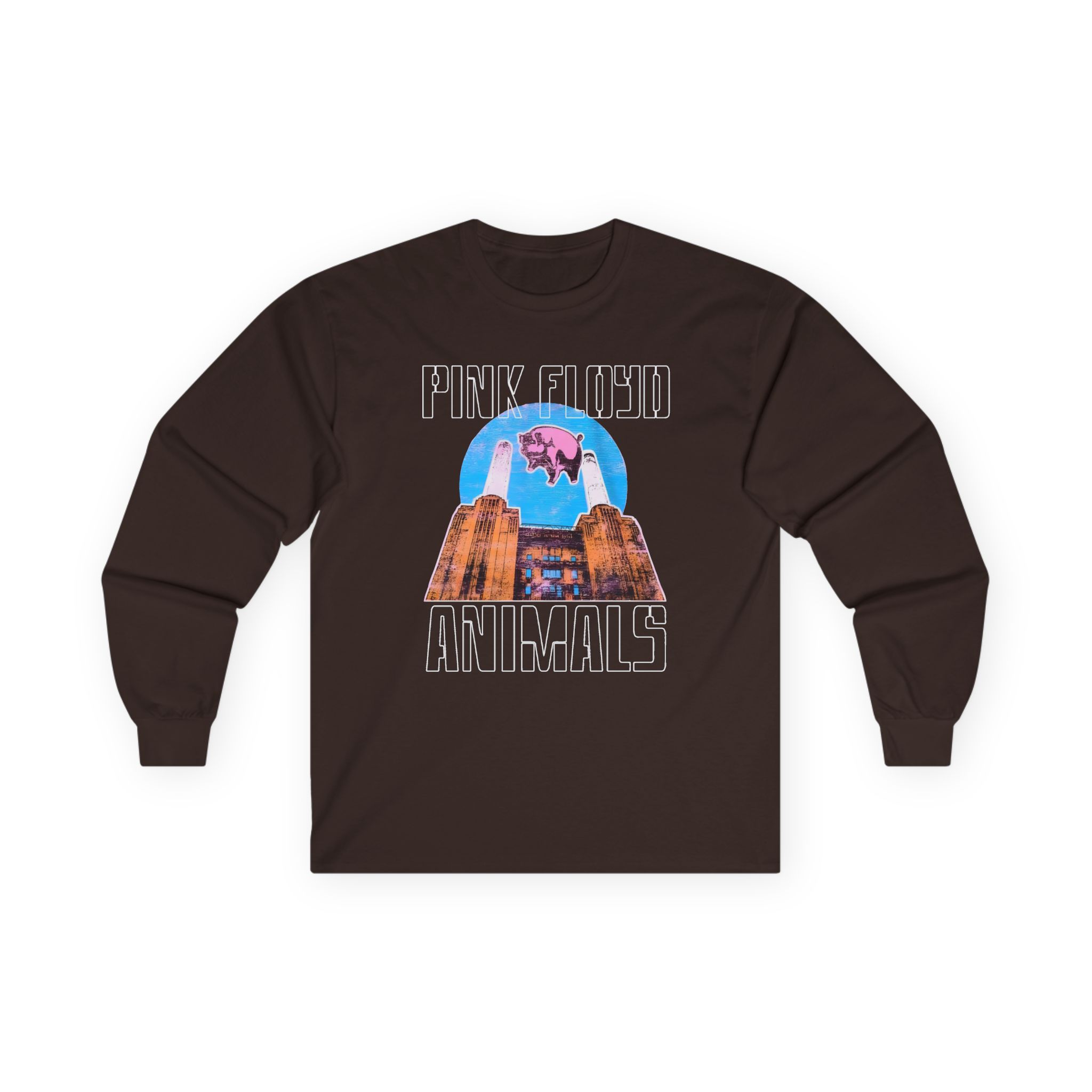 Pink Floyd Animals Pink Unisex Ultra Cotton Long Sleeve Tee - Image 5