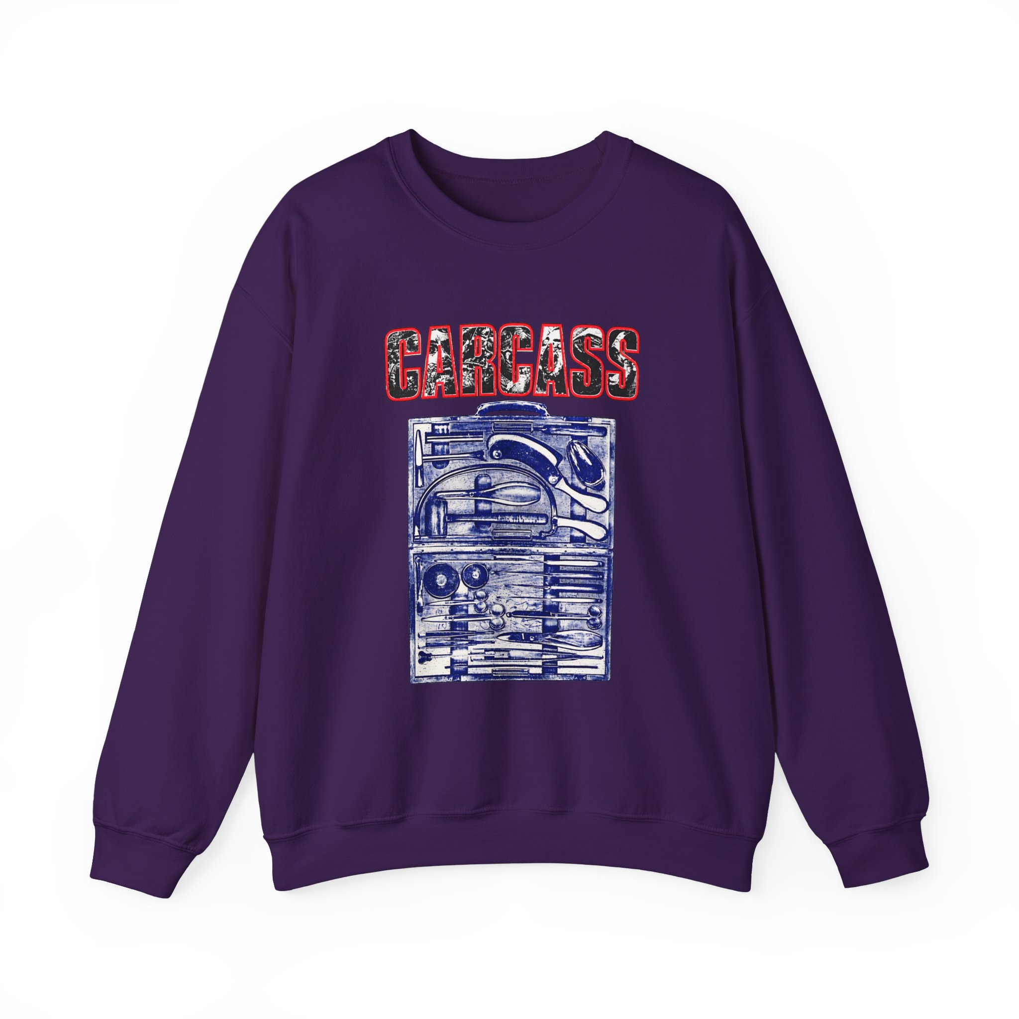 Carcass Certificate of Death Unisex Heavy Blend™ Crewneck Sweatshirt - Image 9