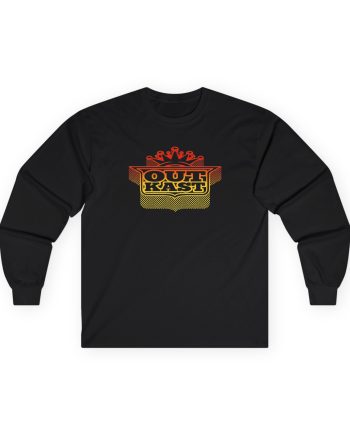 Outkast Gold Dot Logo Unisex Ultra Cotton Long Sleeve Tee
