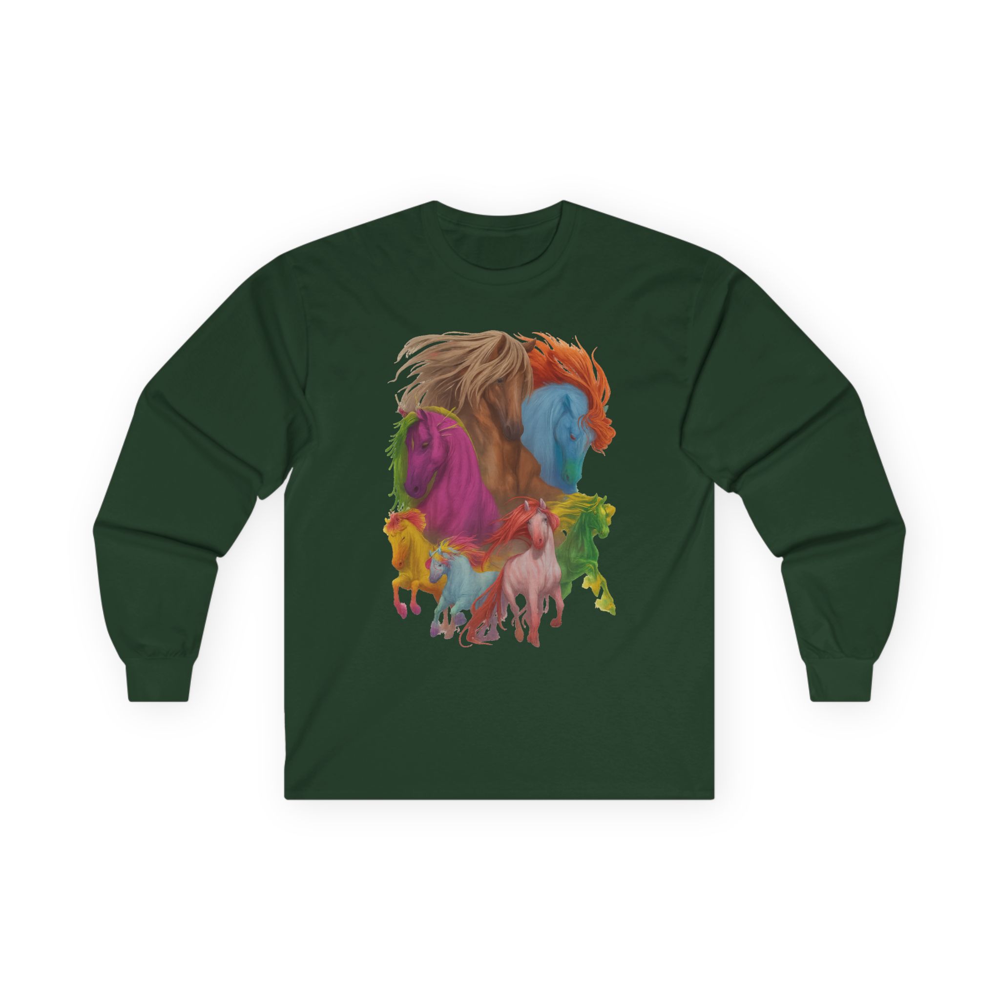 Dropout Dimension 20 The Seven Magic Horse Unisex Ultra Cotton Long Sleeve Tee - Image 7