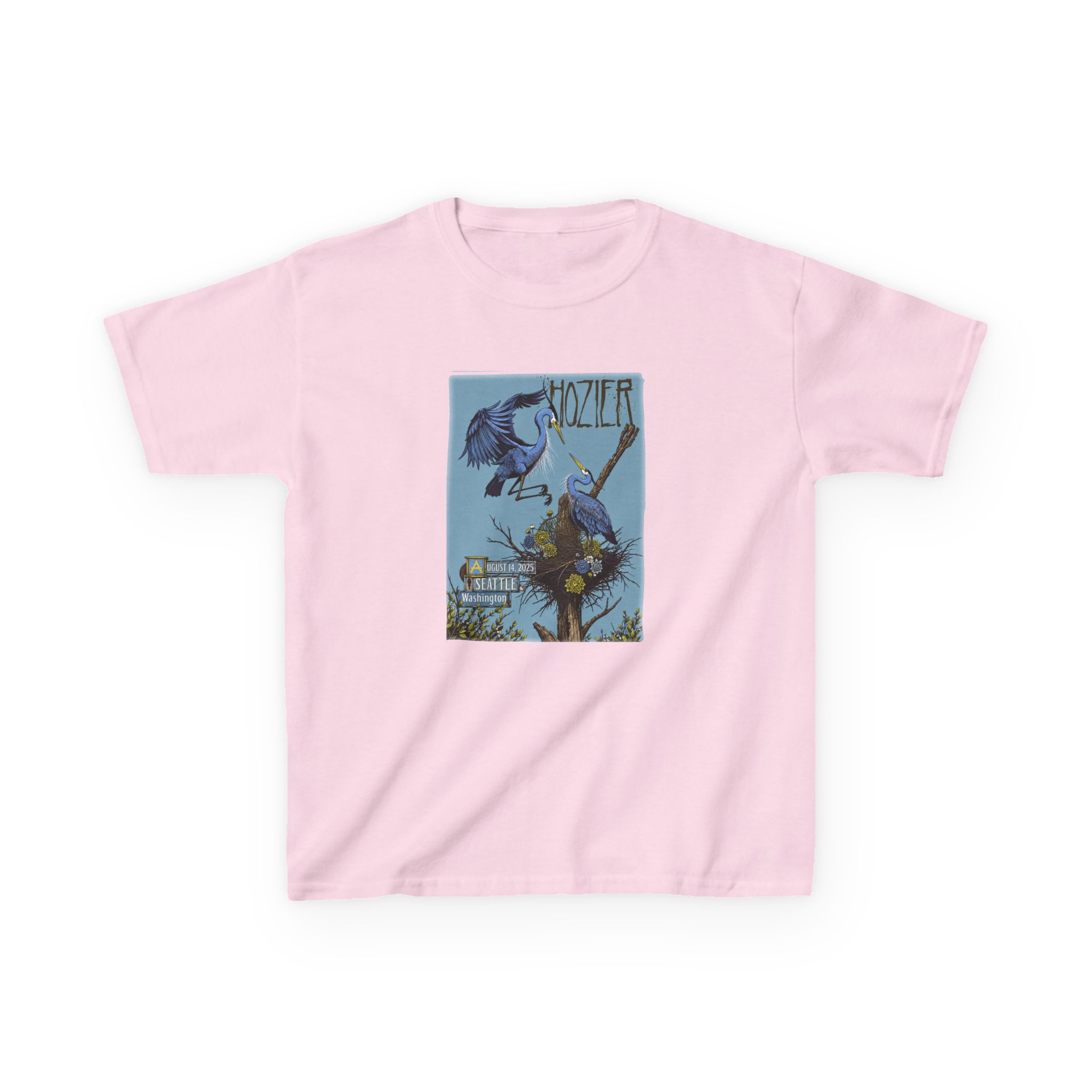 Hozier Seattle August 14 Show Kids Heavy Cotton™ Tee - Image 9