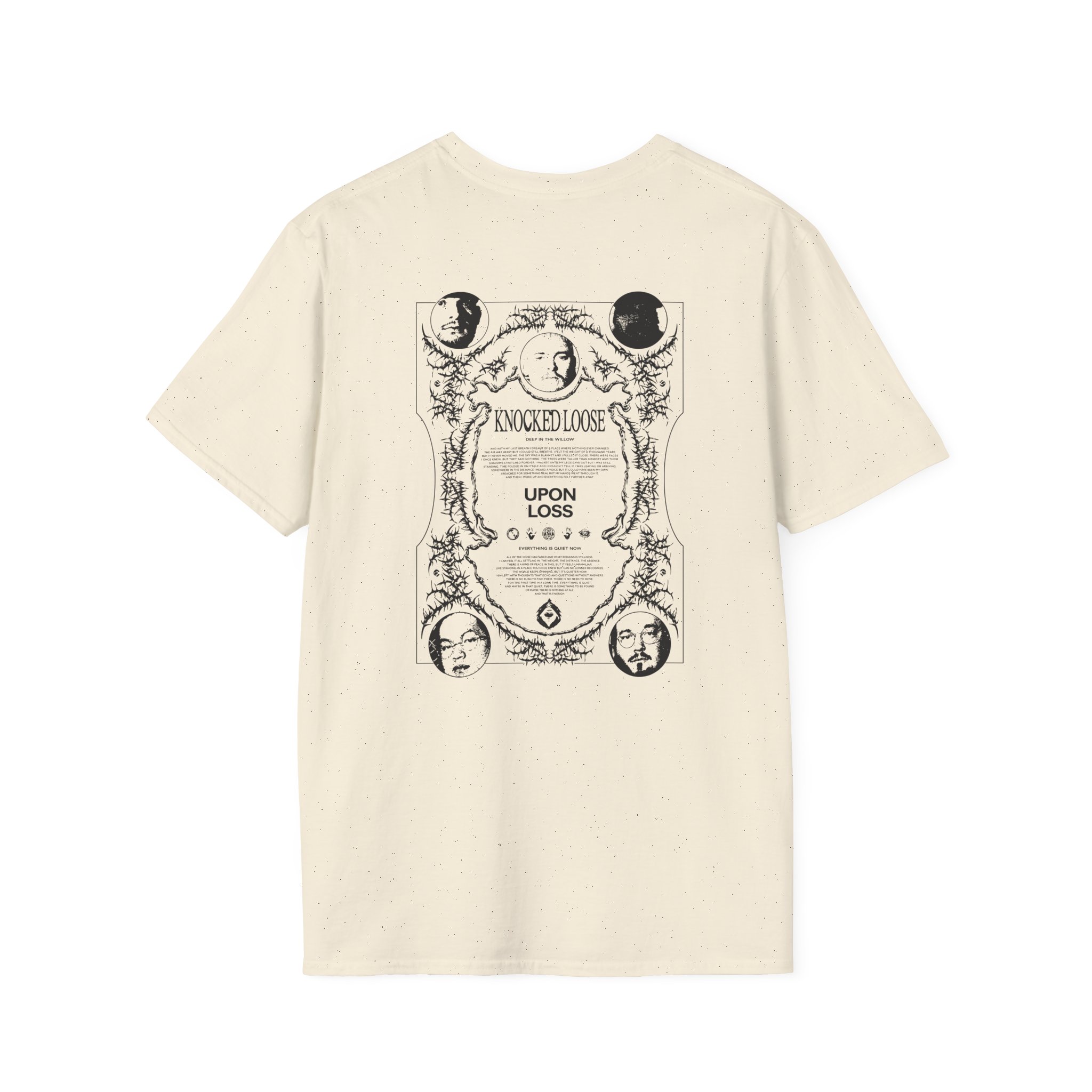 Knocked Loose Upon Loss Wolves Unisex Softstyle T-shirt - Image 2