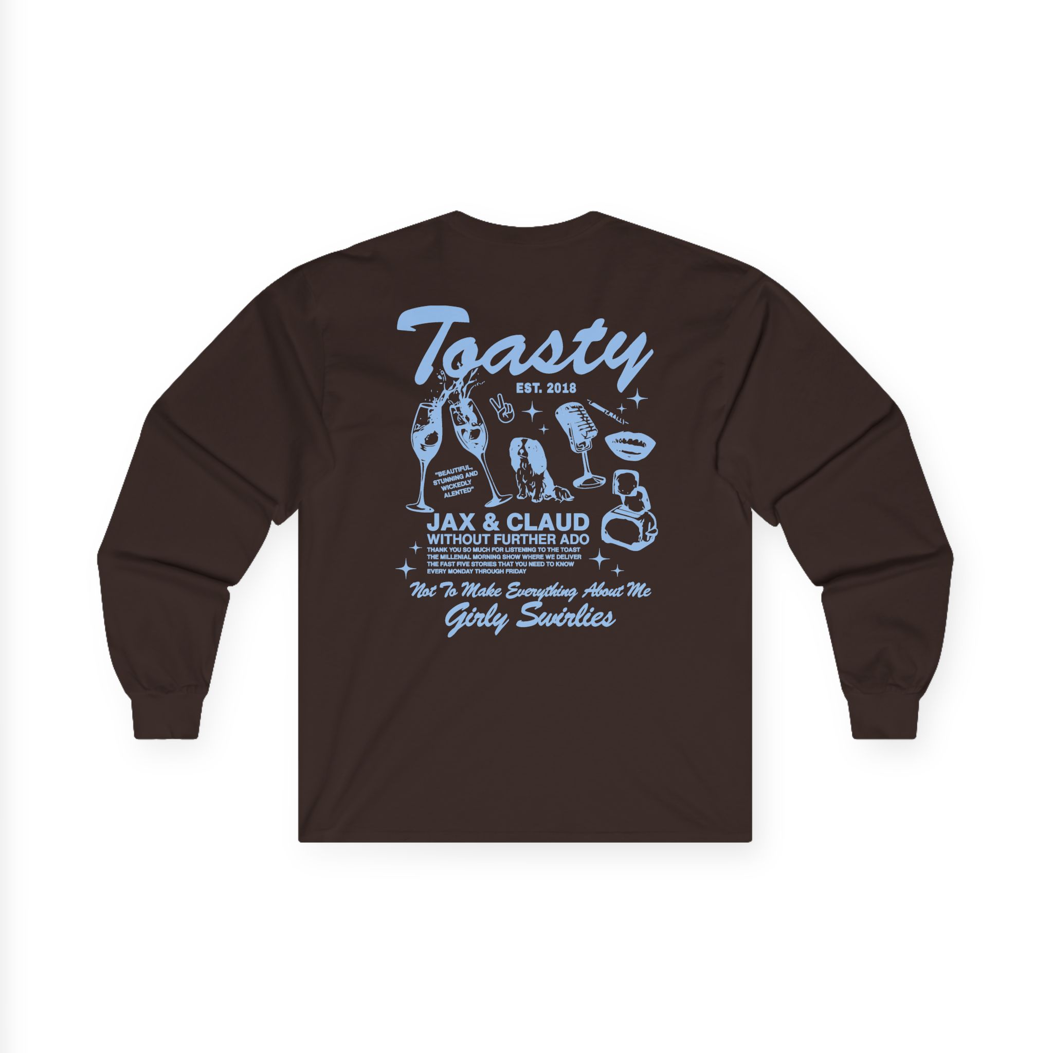 The Toast Toasty Boyfriend Unisex Ultra Cotton Long Sleeve Tee - Image 8