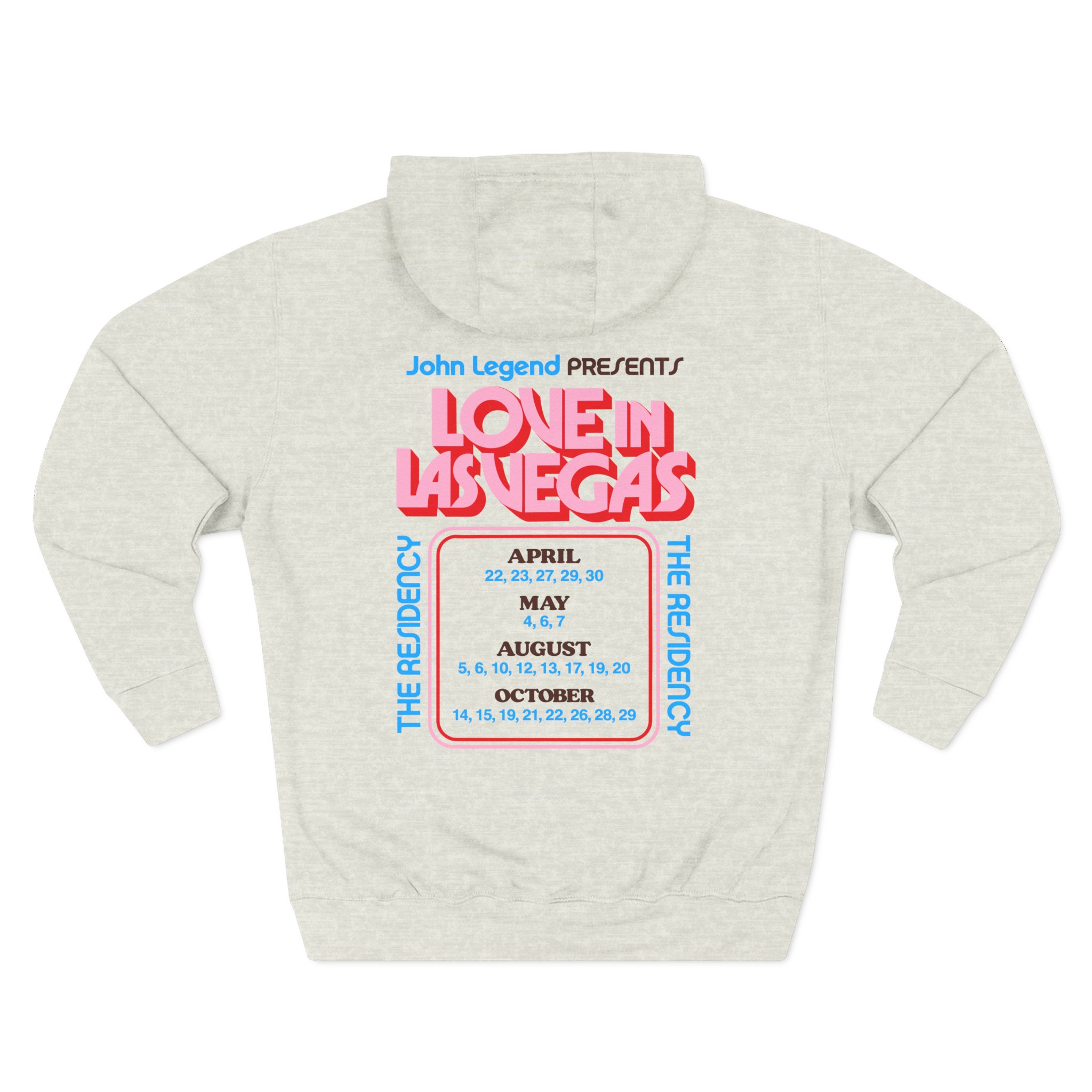 John Legend Love In Las Vegas Three-Panel Fleece Hoodie - Image 14