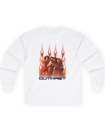 Outkast Flames Unisex Ultra Cotton Long Sleeve Tee