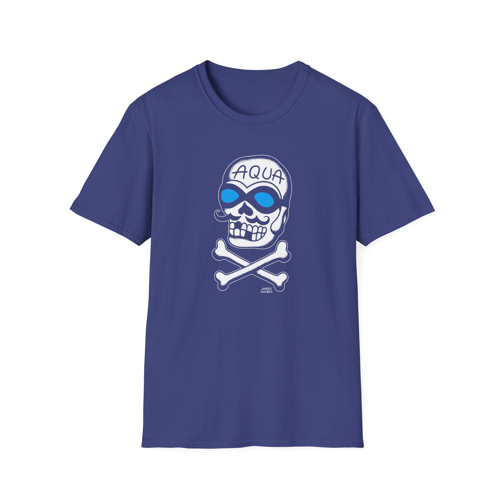 The Aquabats! * Jared Gaines AquaSkully! Unisex Softstyle T-Shirt - Image 11