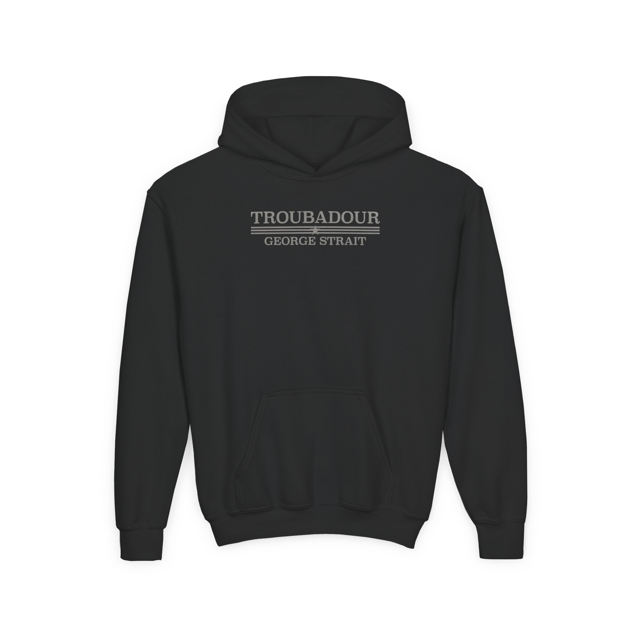 George Strait Troubadour Youth Heavy Blend Hooded Sweatshirt