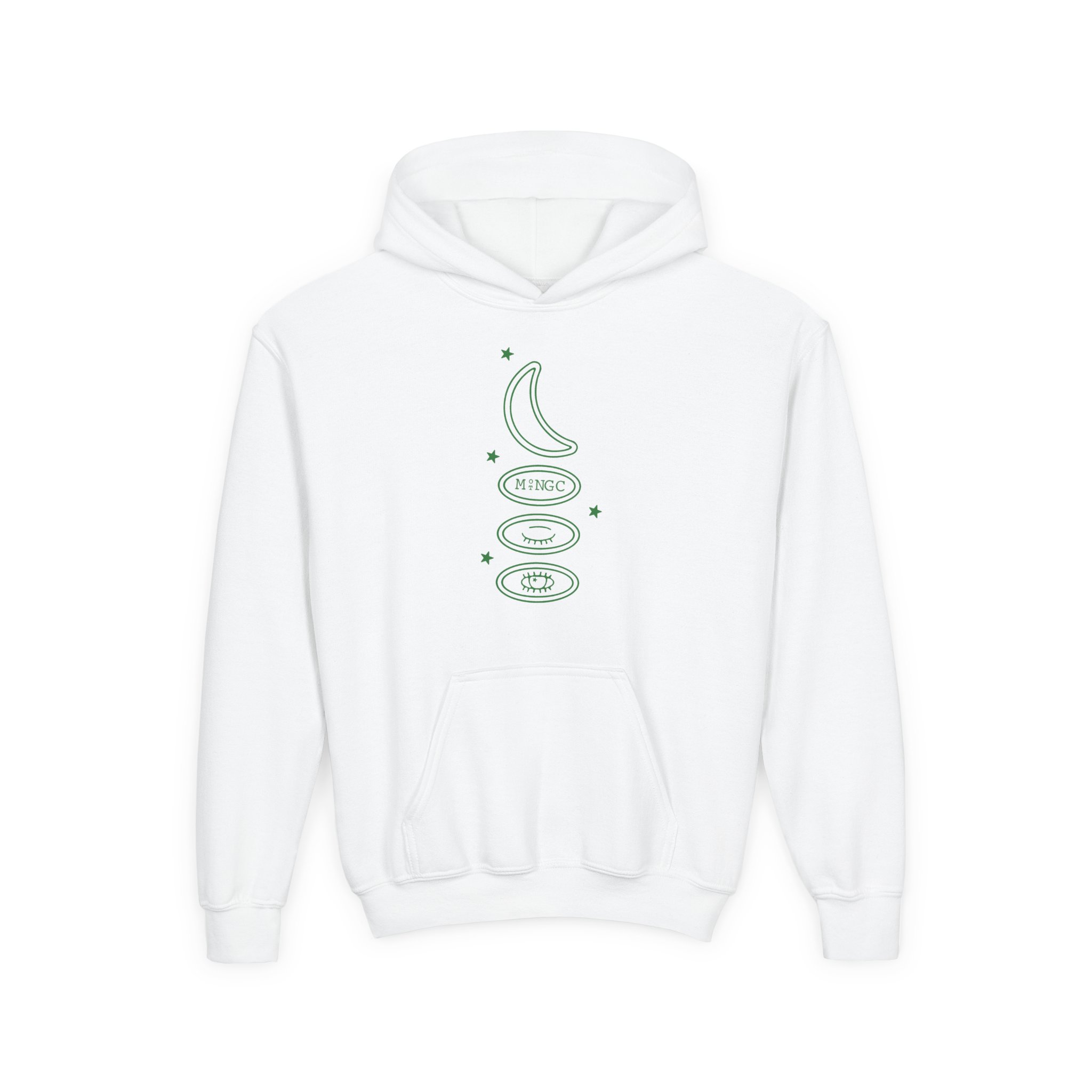Dropout Middle of the Night Gardening Club Youth Heavy Blend Hooded Sweatshirt - Image 3
