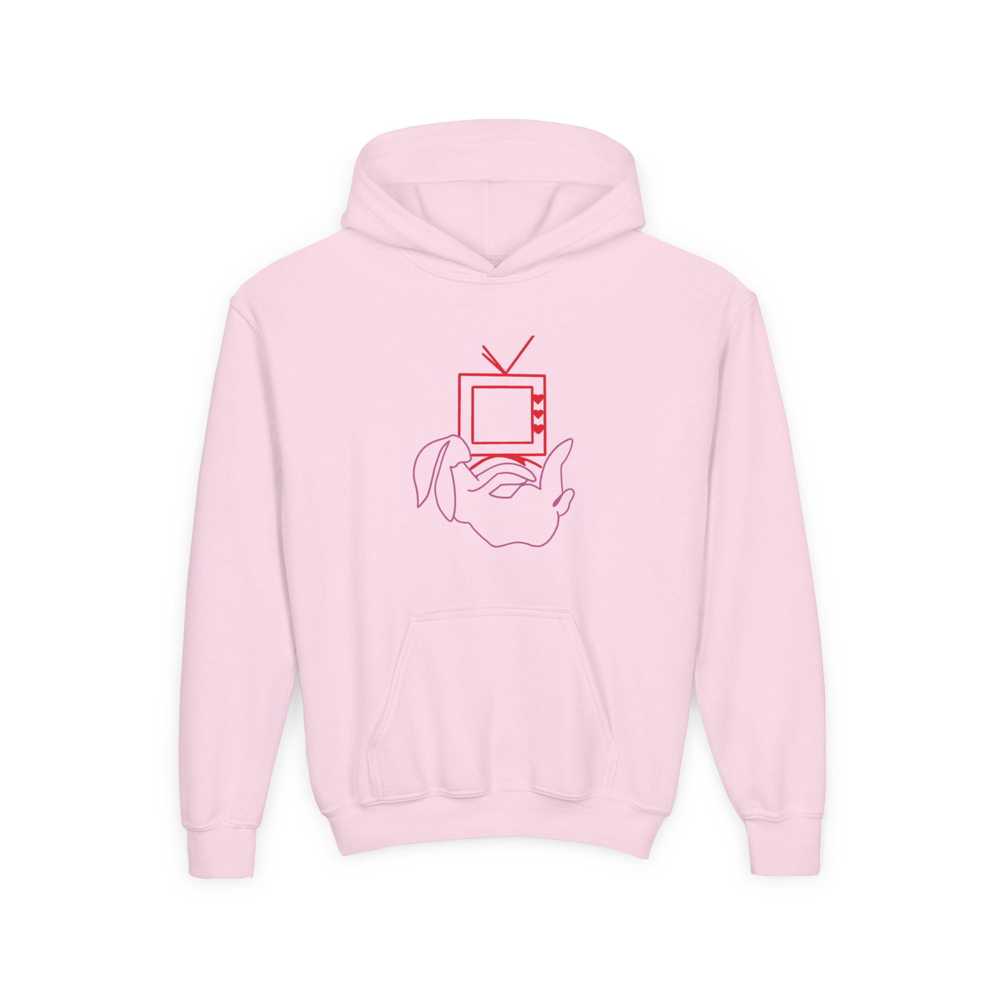 Love on Tour Harry Styles Bunny Tv Youth Heavy Blend Hooded Sweatshirt - Image 5