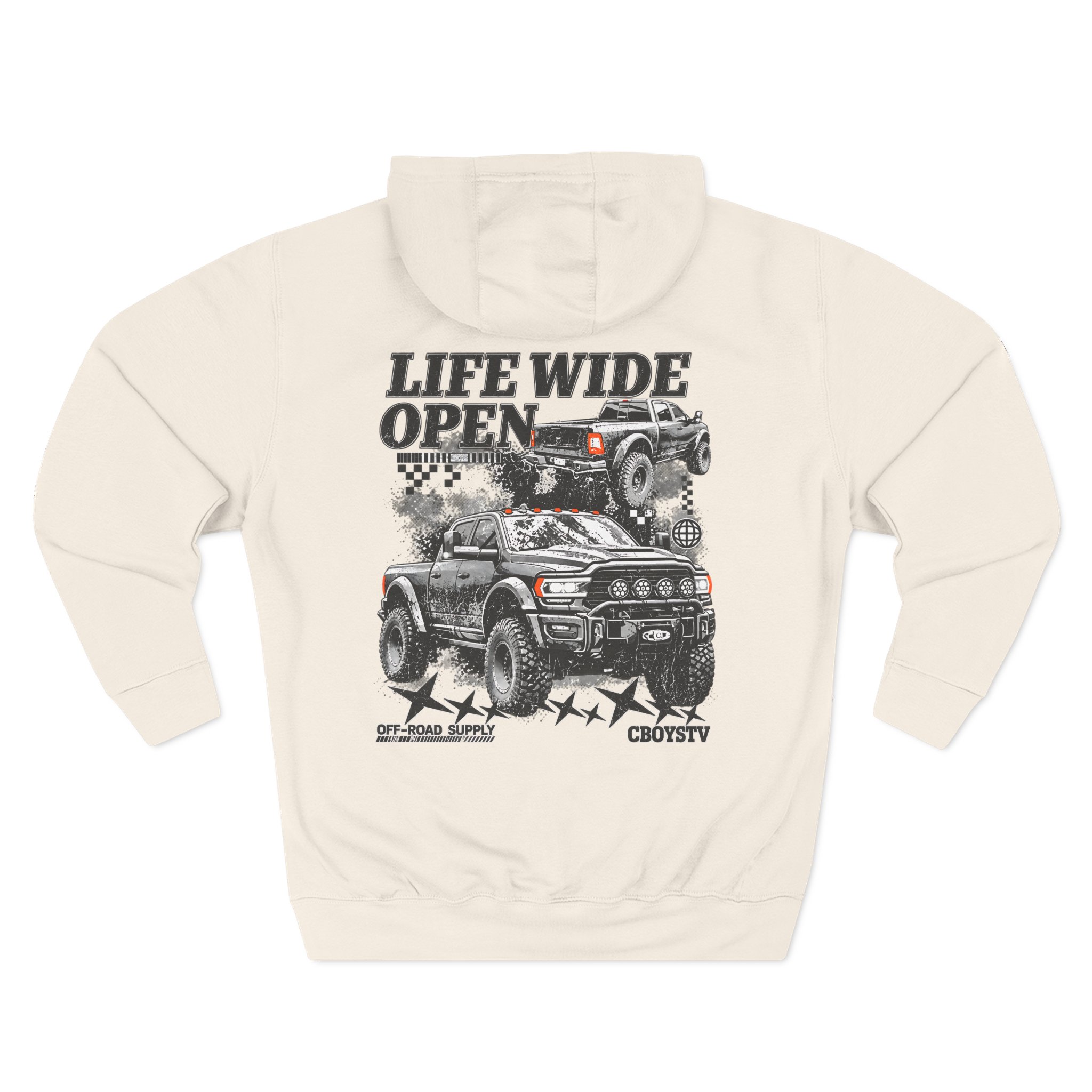 Cboystv Prospector Whiteout Three-Panel Fleece Hoodie - Image 6