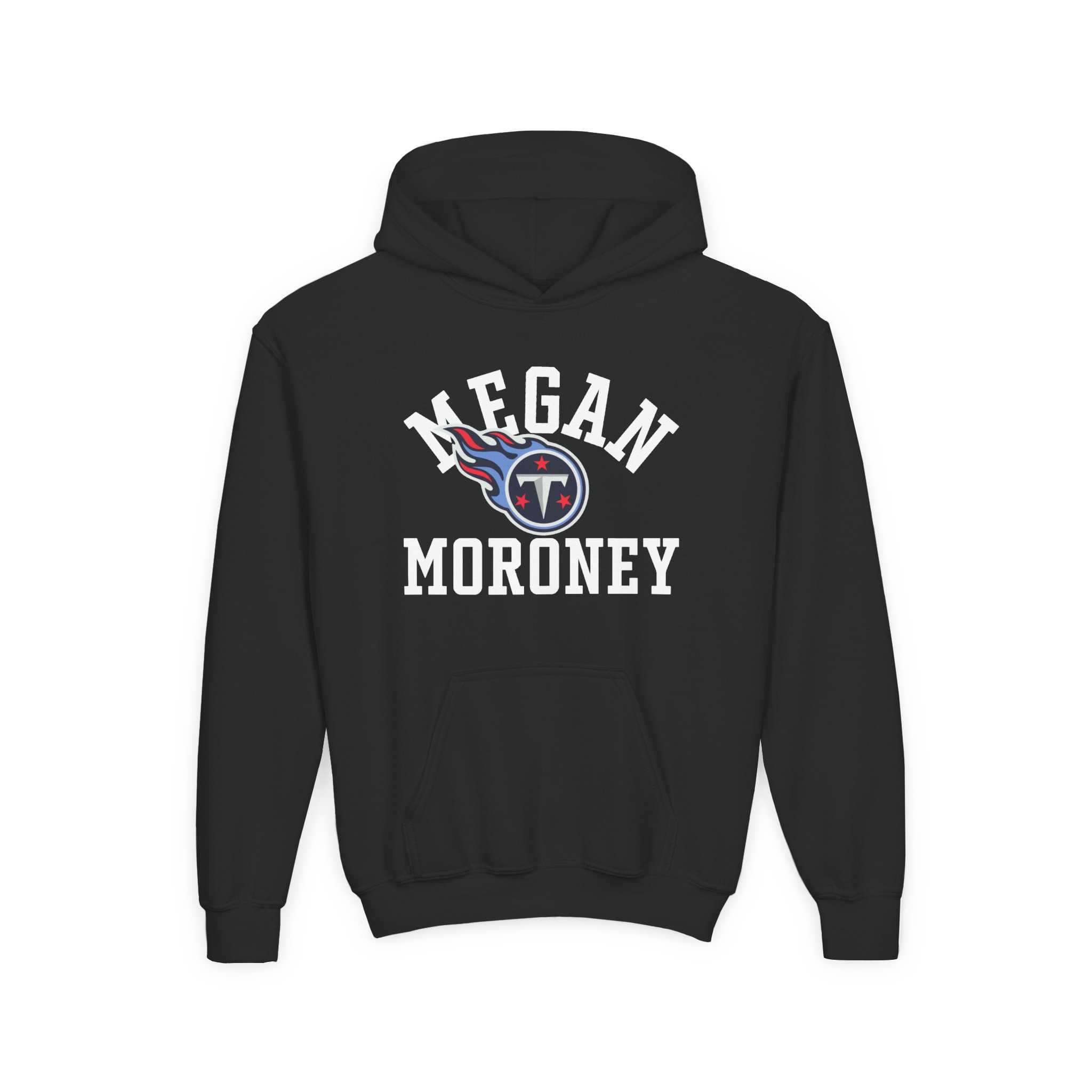 Megan Moroney Titans Varsity Youth Heavy Blend Hooded Sweatshirt