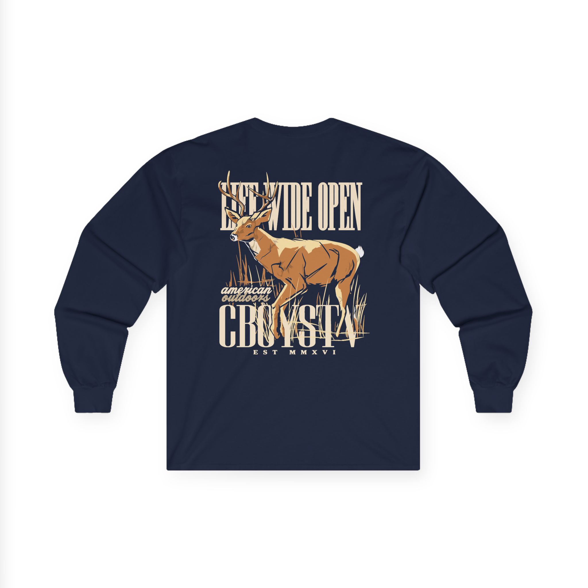 Cboystv Whitetail Unisex Ultra Cotton Long Sleeve Tee - Image 14