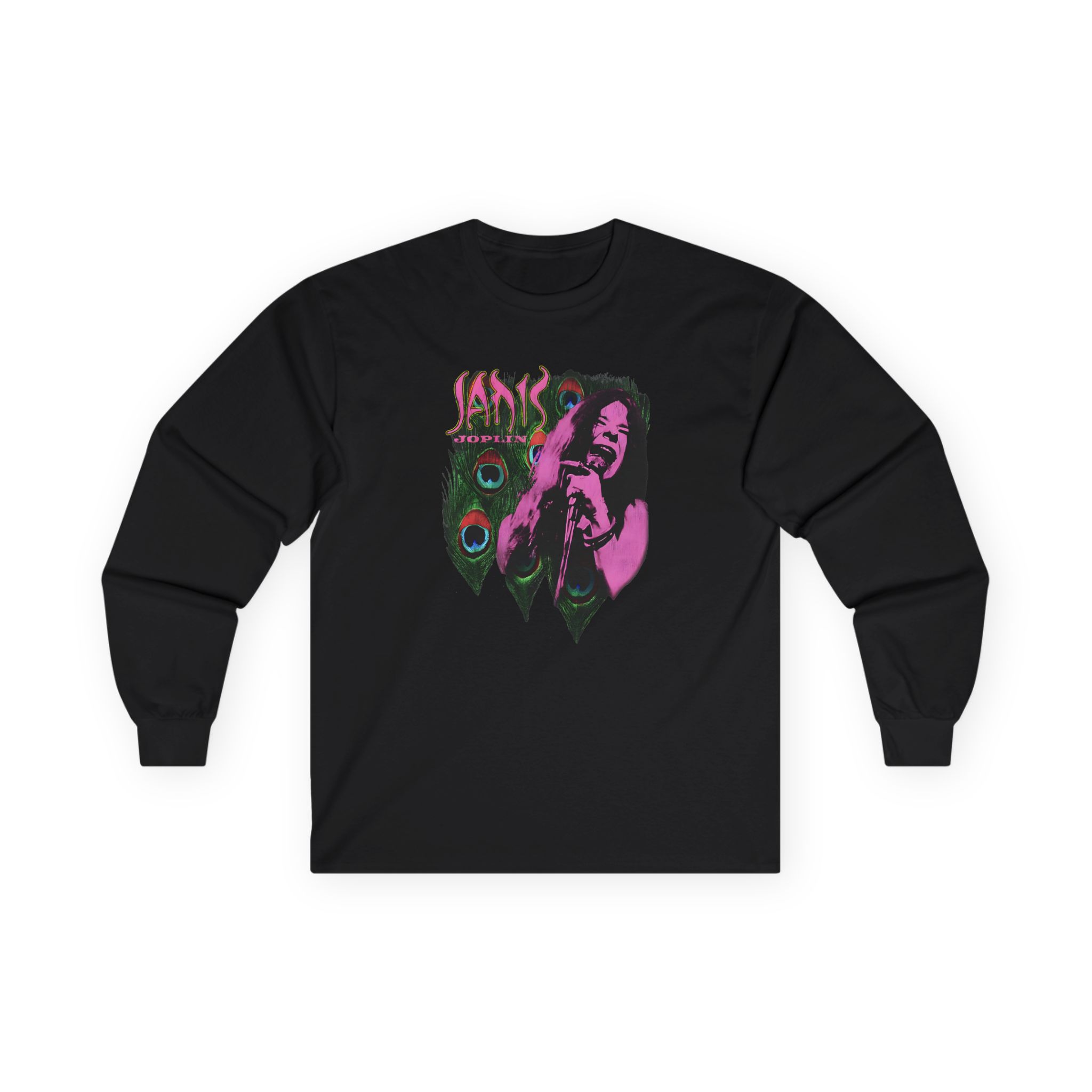 Janis Joplin Sings Vintage Unisex Ultra Cotton Long Sleeve Tee