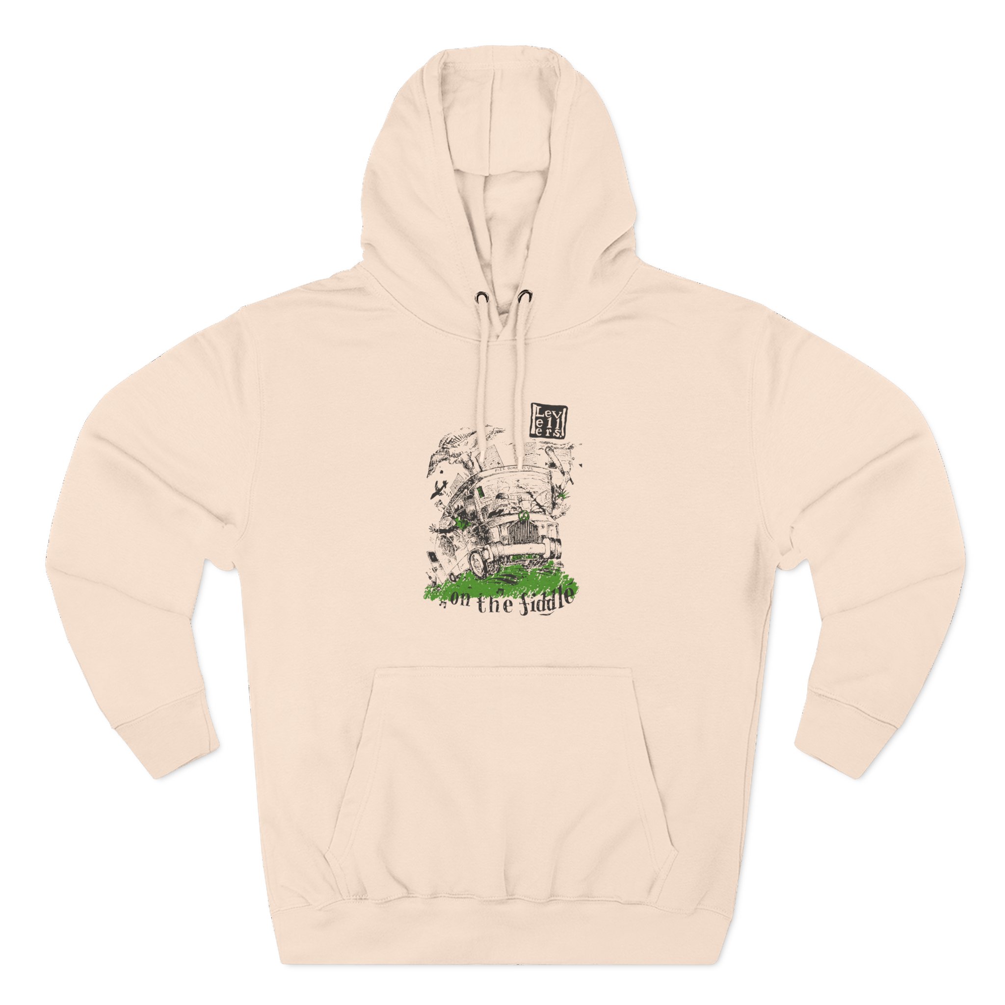 Levellers on the Fiddle Three-Panel Fleece Hoodie - Image 5