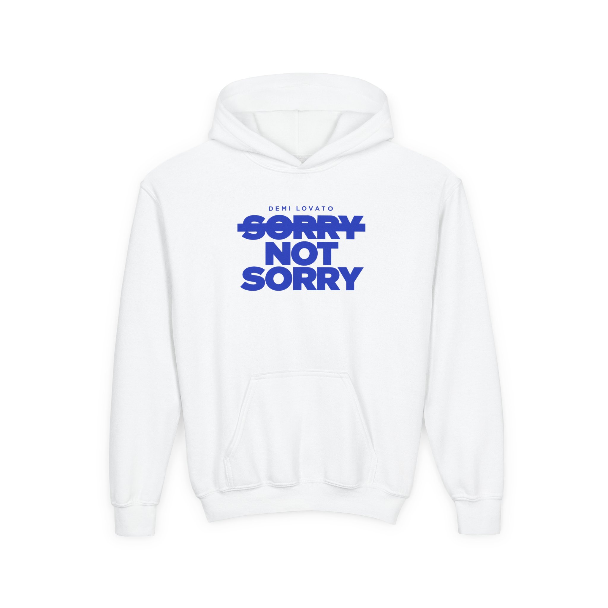 D L Sorry Not Sorry Youth Heavy Blend Hooded Sweatshirt