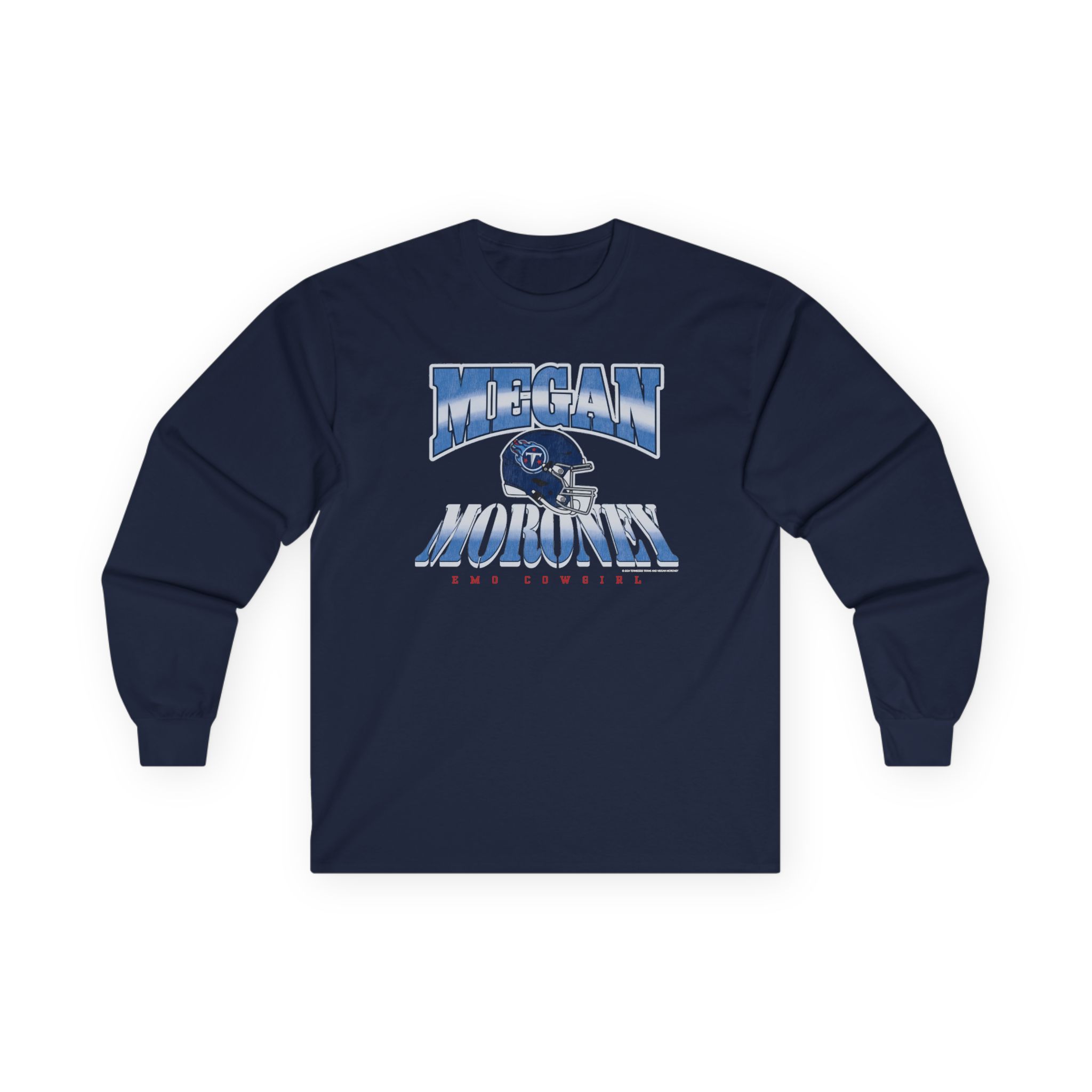 Megan Moroney Titans Helmet Unisex Ultra Cotton Long Sleeve Tee - Image 7