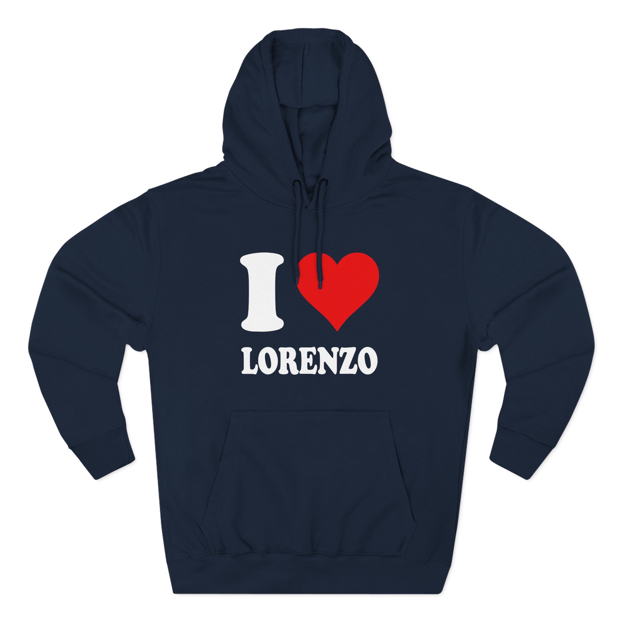 Chris Lorenzo I Love Three-Panel Fleece Hoodie - Image 9