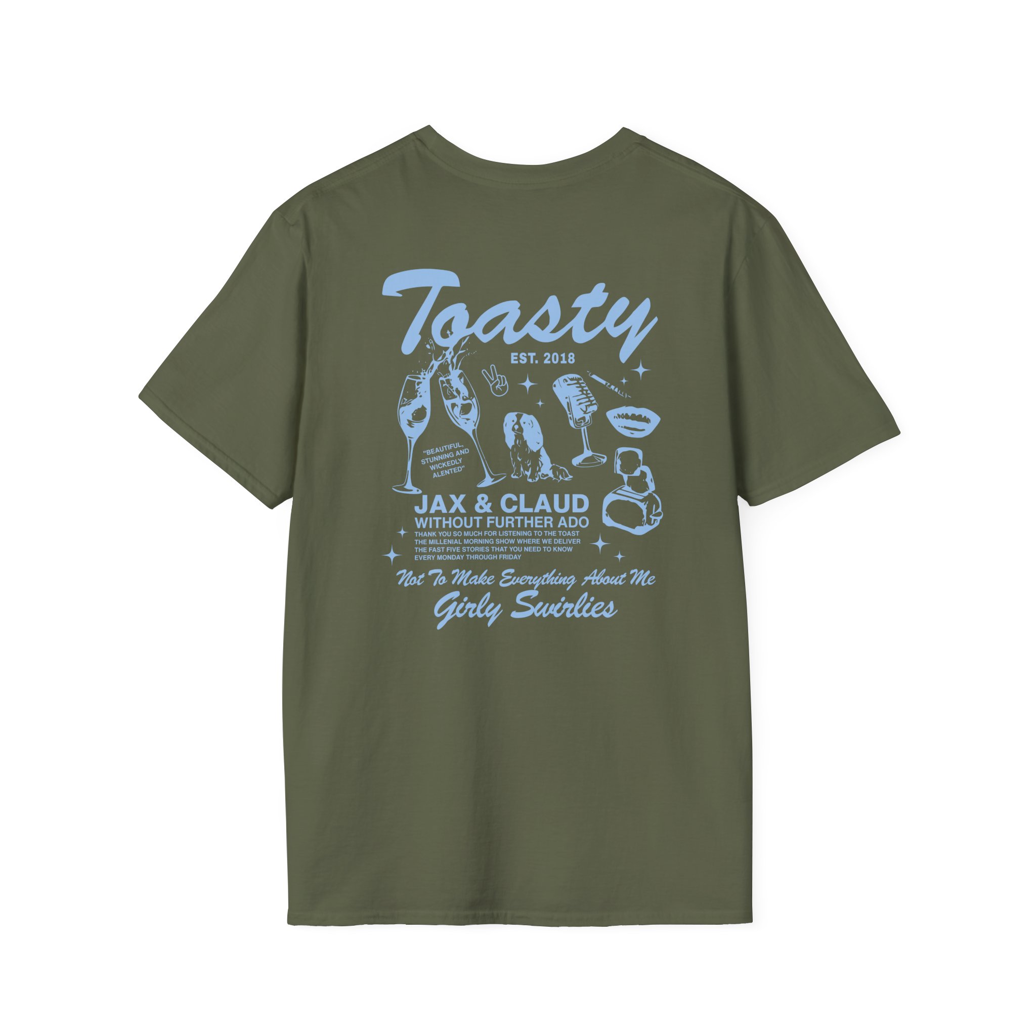 The Toast Toasty Boyfriend Unisex Softstyle T-Shirt - Image 10