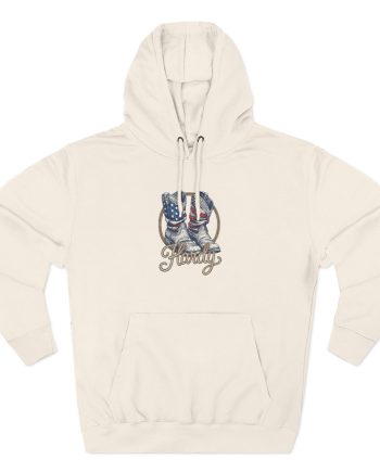 Hd Boots Americana Ringer Three-Panel Fleece Hoodie