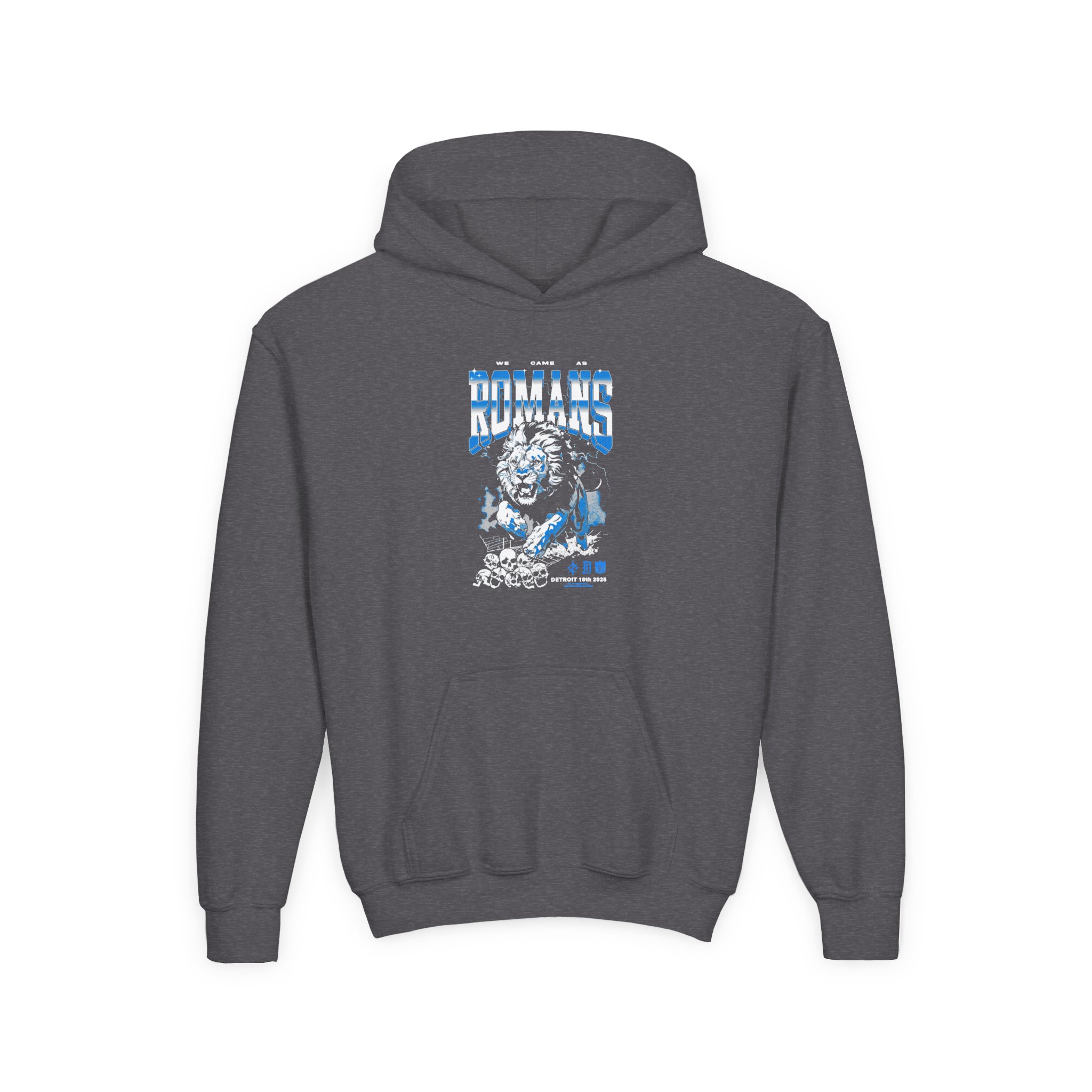 We Came as Romans Lions Youth Heavy Blend Hooded Sweatshirt - Image 5