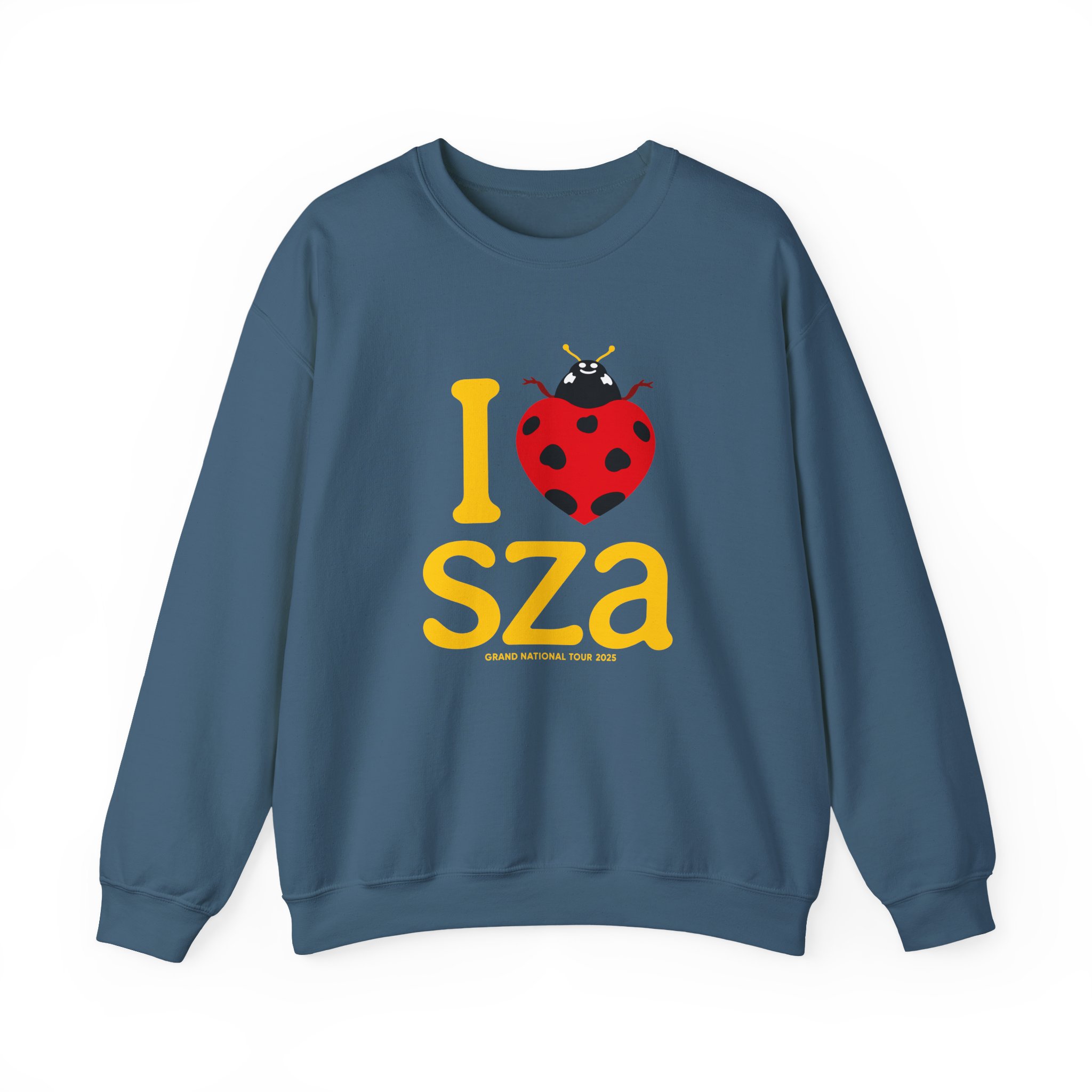 Sza Sos I Heart Sza Camo Unisex Heavy Blend™ Crewneck Sweatshirt - Image 5