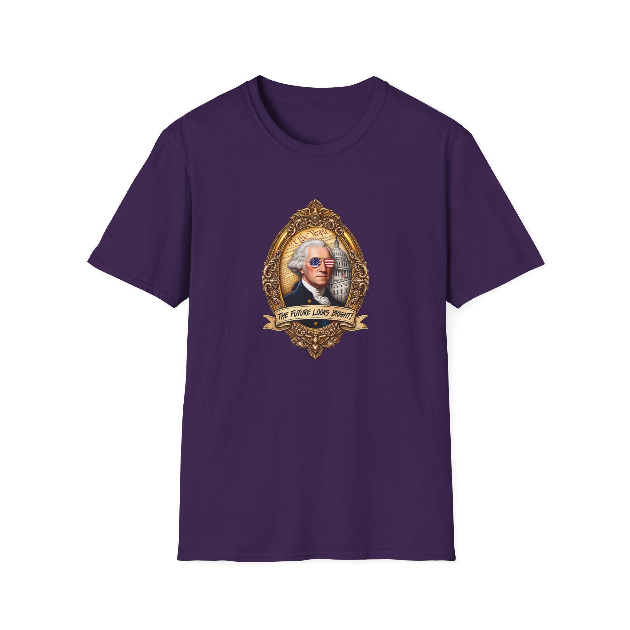 Valuetainment George Washington Unisex Softstyle T-Shirt - Image 19