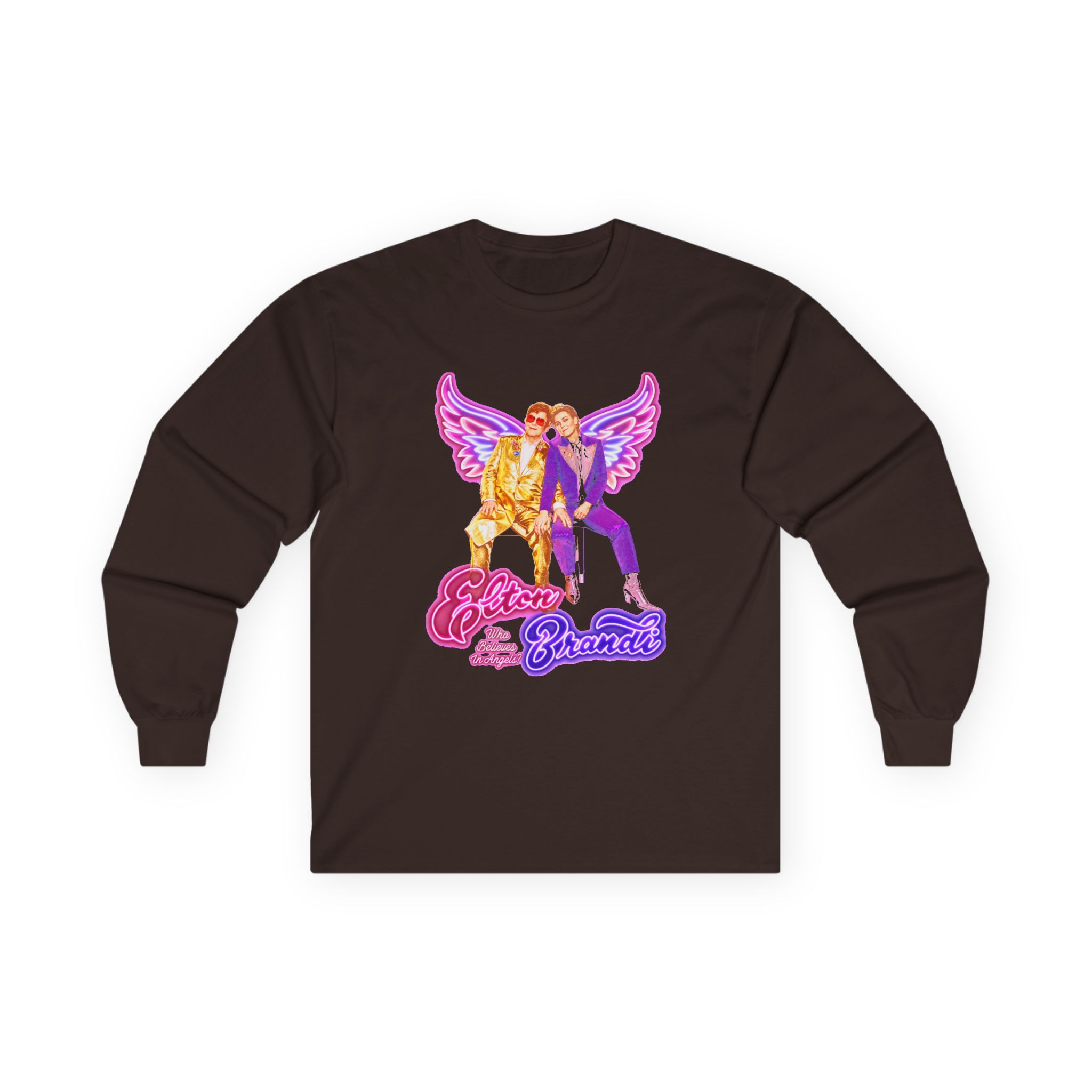 Ej Farewell Who Believes in Angels? Alternate Unisex Ultra Cotton Long Sleeve Tee - Image 3