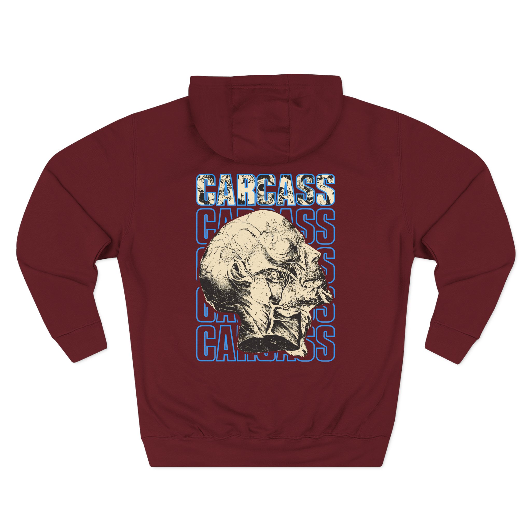 Carcass Head & Tools Three-Panel Fleece Hoodie - Image 20