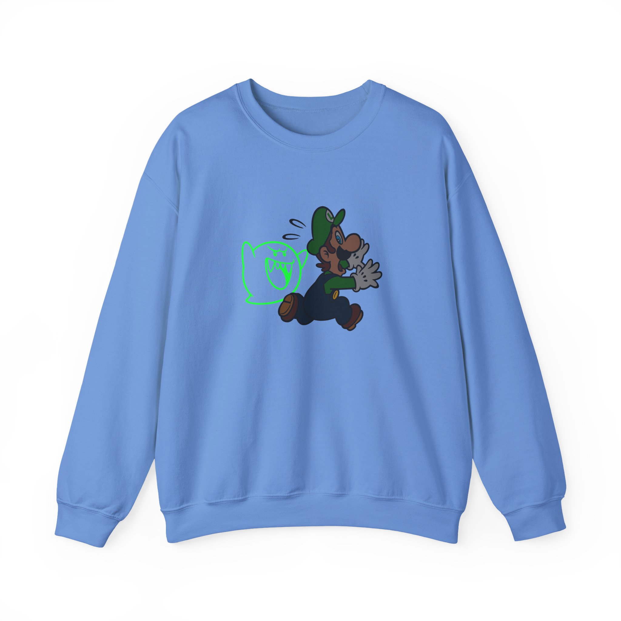 NTD Luigi™ and Boo Unisex Heavy Blend™ Crewneck Sweatshirt - Image 17