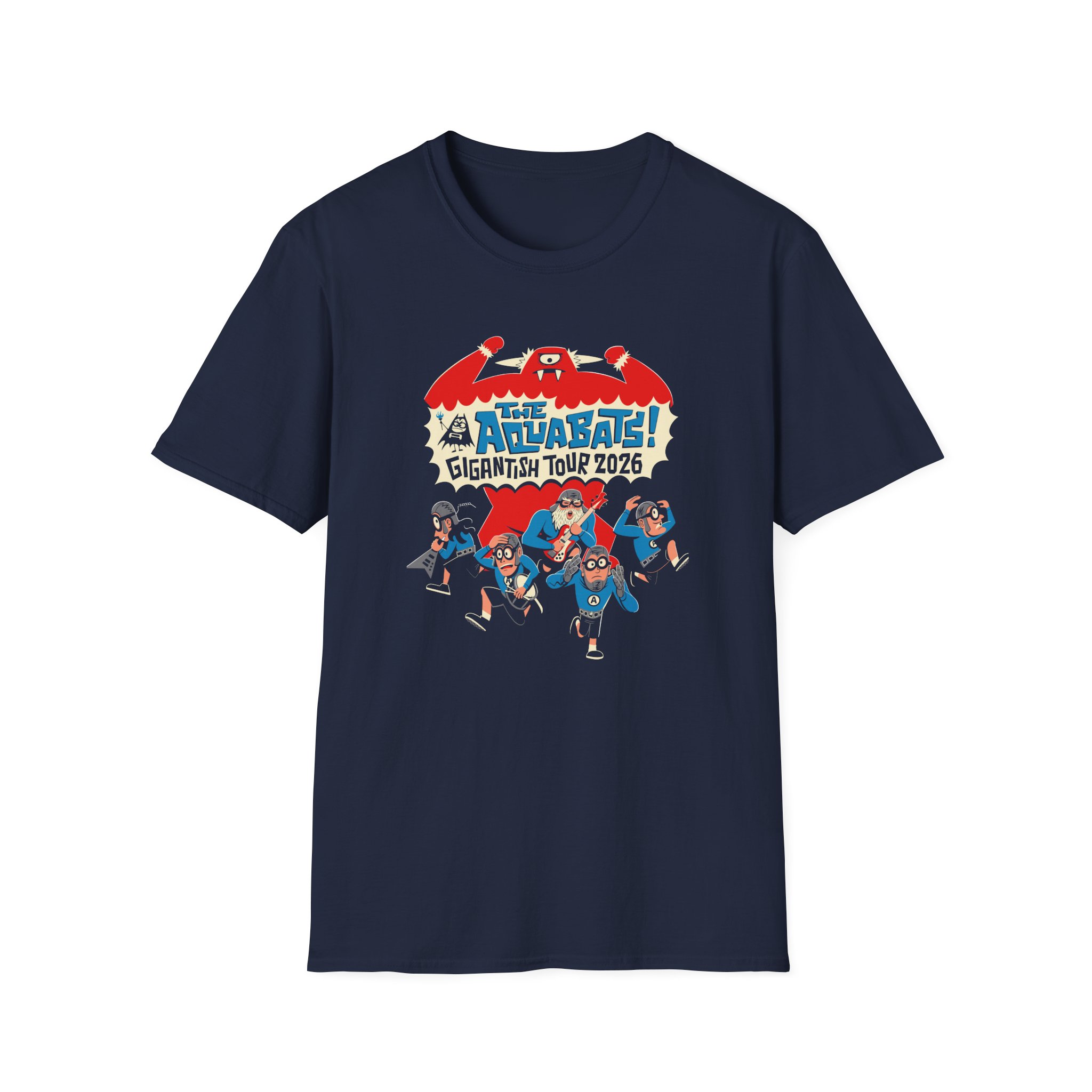 The Aquabats Gigantish Unisex Softstyle T-Shirt - Image 9