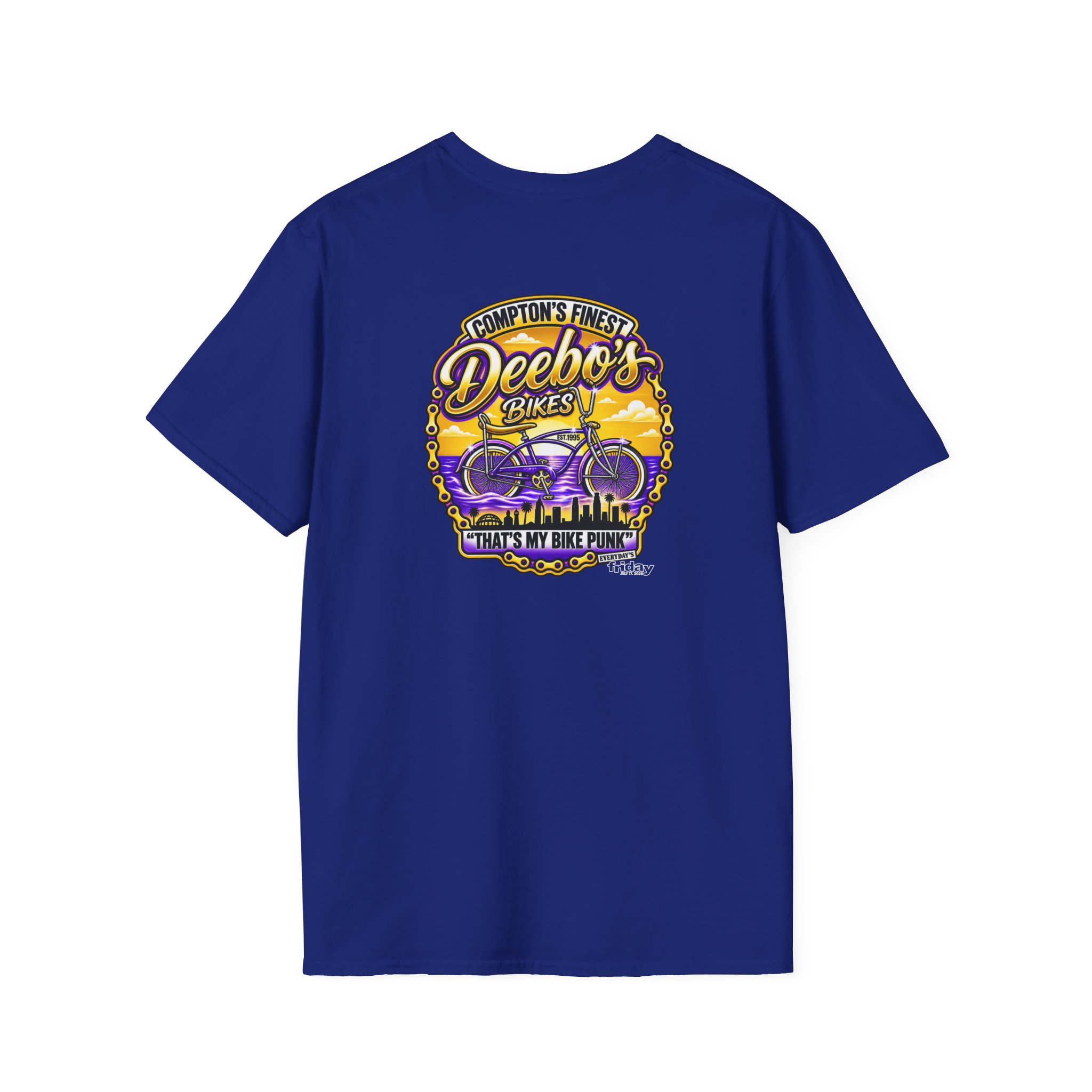 Ice Cube Deebo's Bikes Unisex Softstyle T-Shirt - Image 22