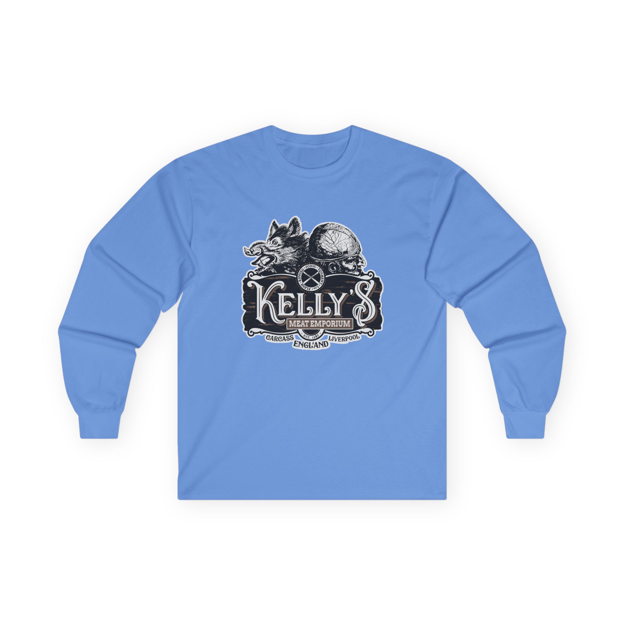 Carcass Kelly's Meat Emporium Unisex Ultra Cotton Long Sleeve Tee - Image 11