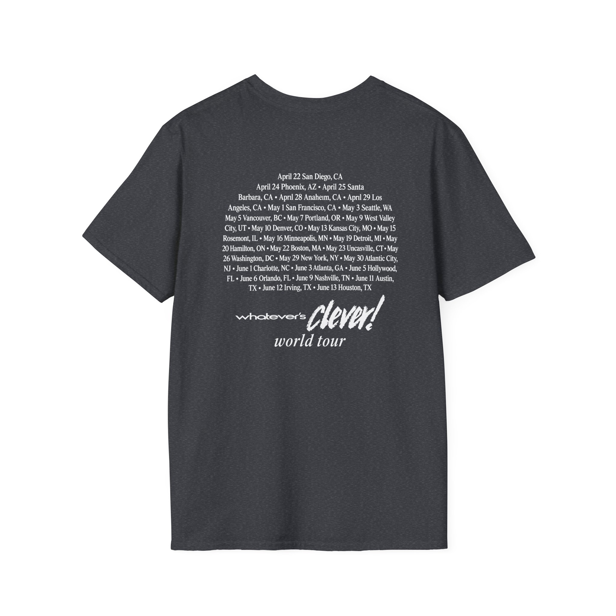 Charlie Puth Charlie Puth 2026 Tour Unisex Softstyle T-Shirt - Image 18