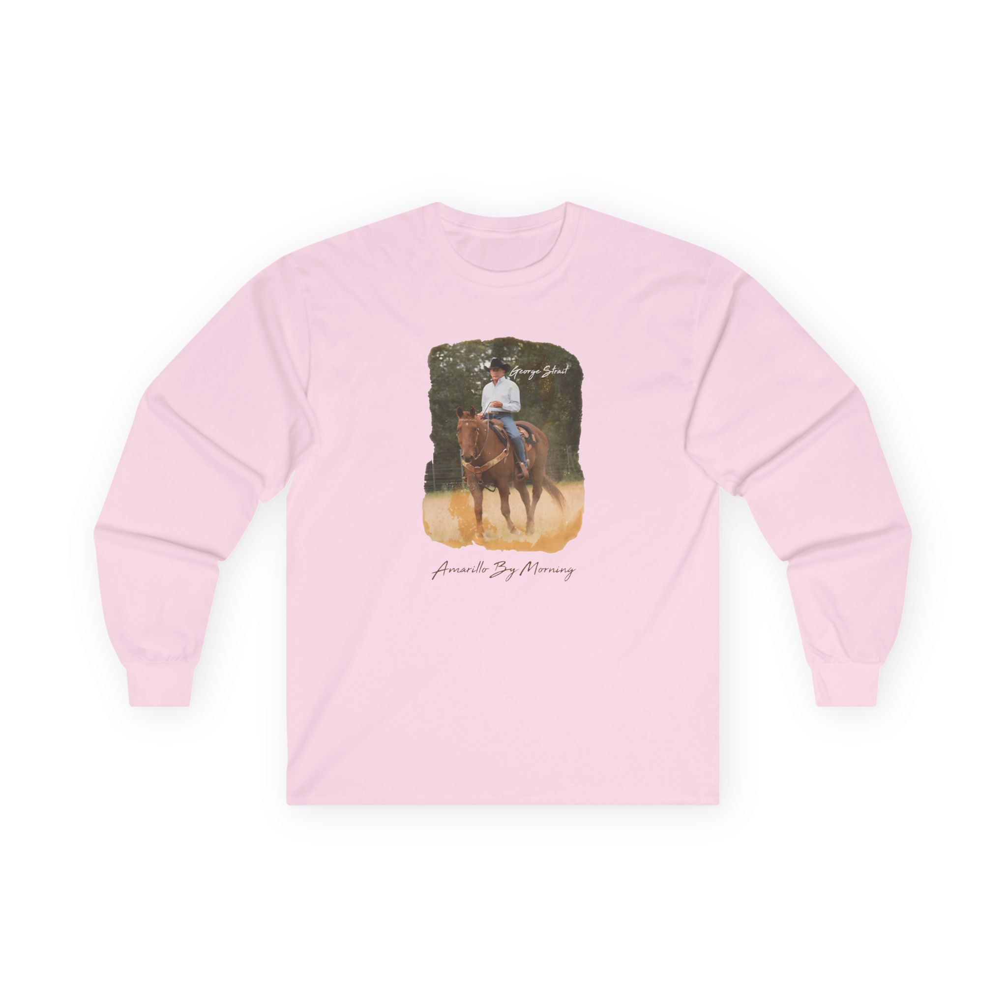 George Strait Amarillo by Morning Unisex Ultra Cotton Long Sleeve Tee - Image 11