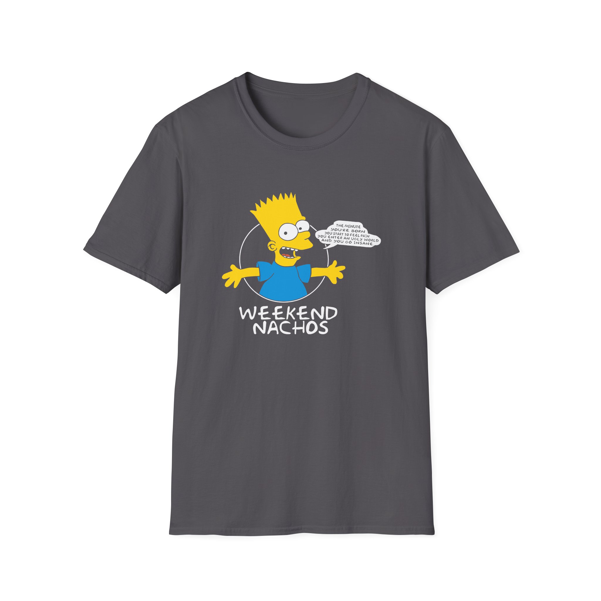 Weekend Nachos Unisex Softstyle T-Shirt - Image 13