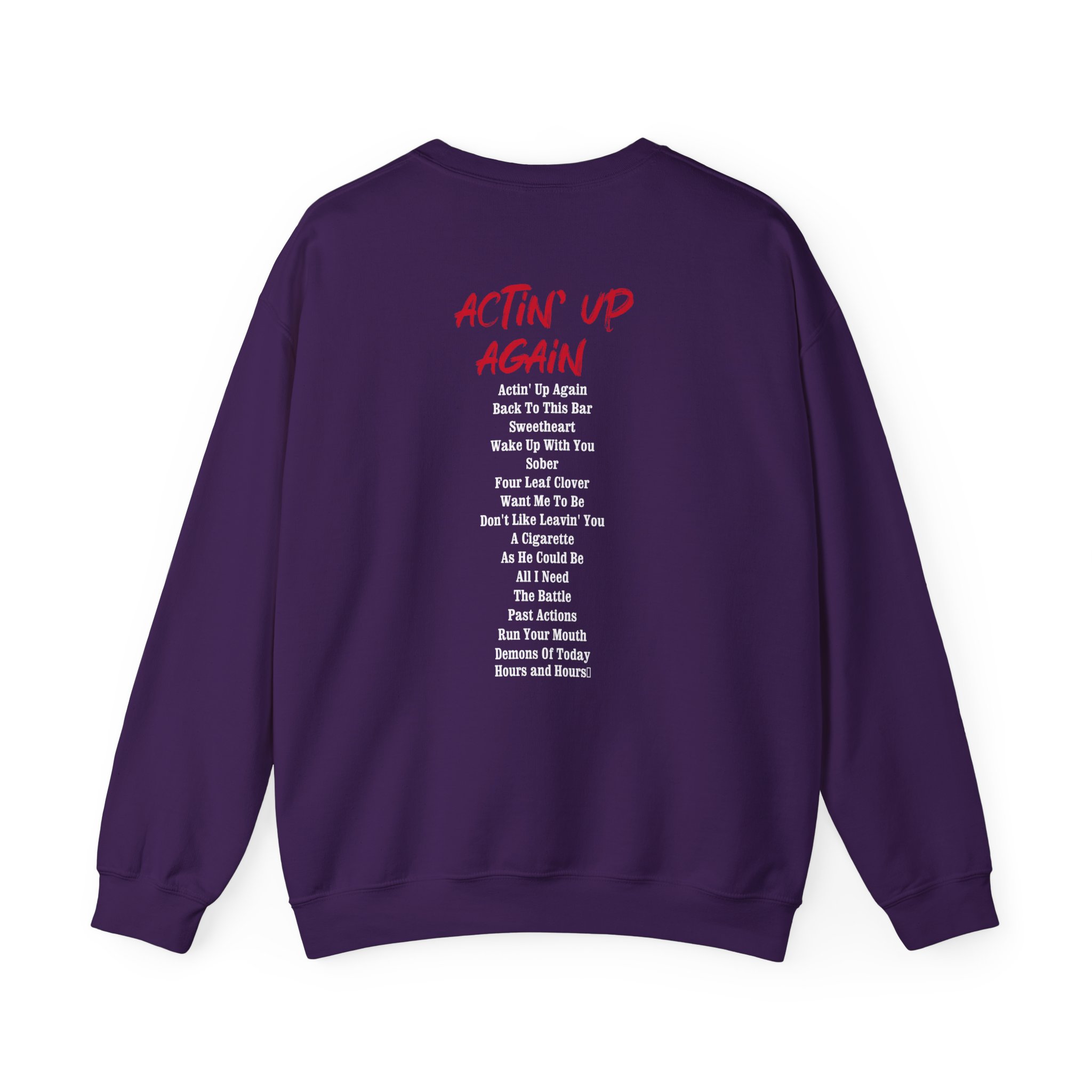 Gavin Adcock Actin' Up Again Album Unisex Heavy Blend™ Crewneck Sweatshirt - Image 12
