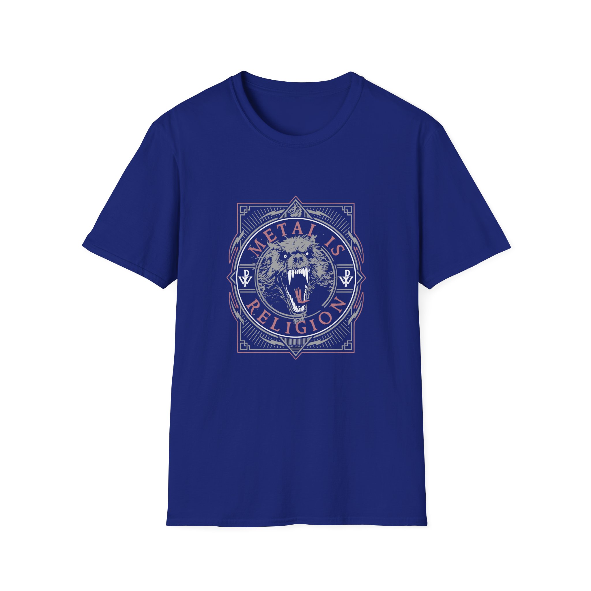 Powerwolf Metal Circle Unisex Softstyle T-Shirt - Image 7