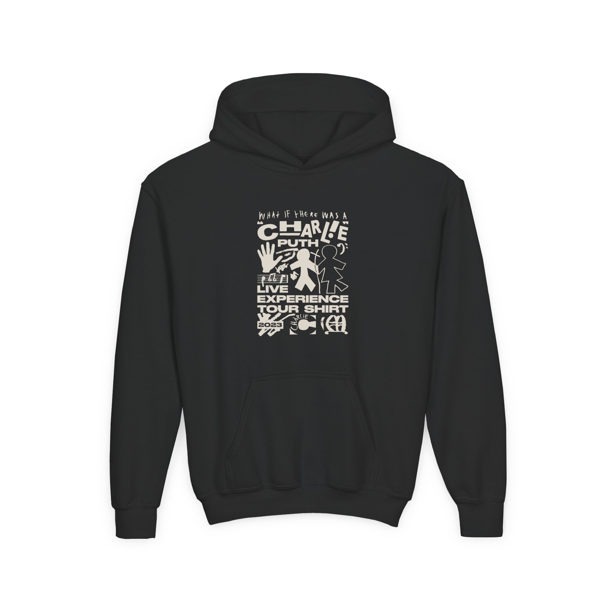 Charlie Puth What If There Was A Tour Youth Heavy Blend Hooded Sweatshirt