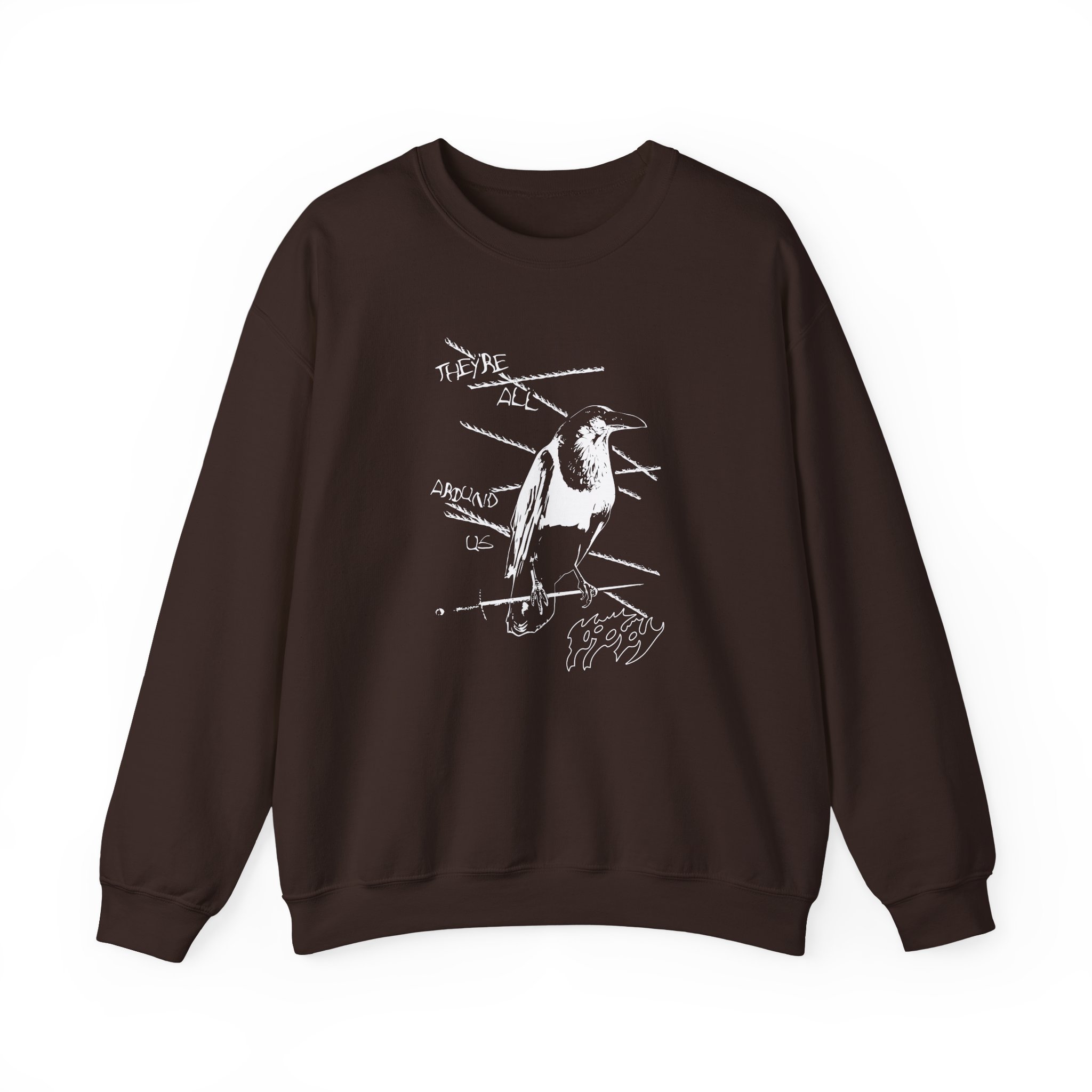 Poppy They're All Around Us Unisex Heavy Blend™ Crewneck Sweatshirt - Image 3