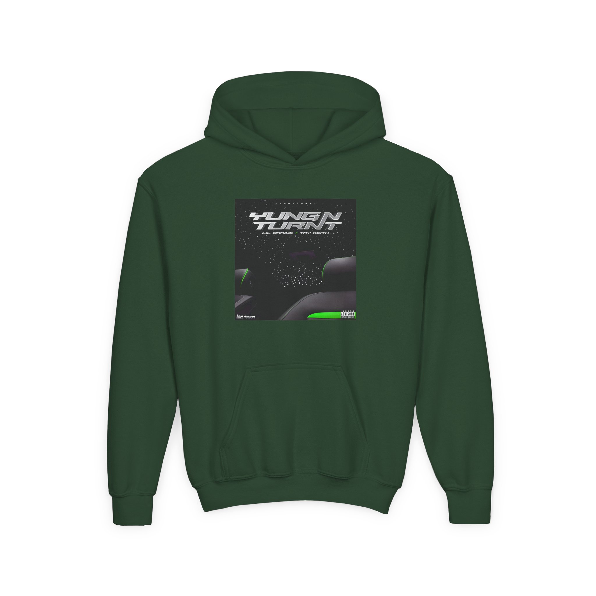 Tay Keith Youth Heavy Blend Hooded Sweatshirt - Image 5