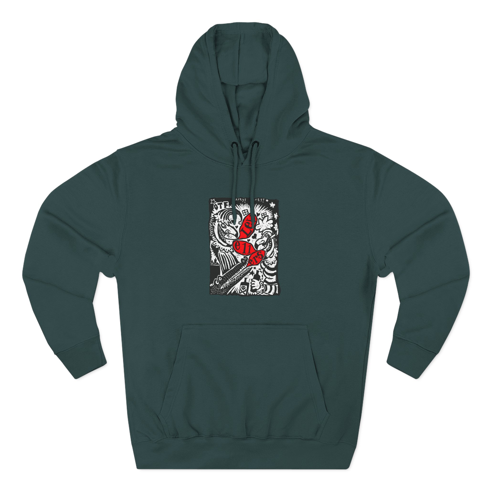 Levellers Party Party Three-Panel Fleece Hoodie